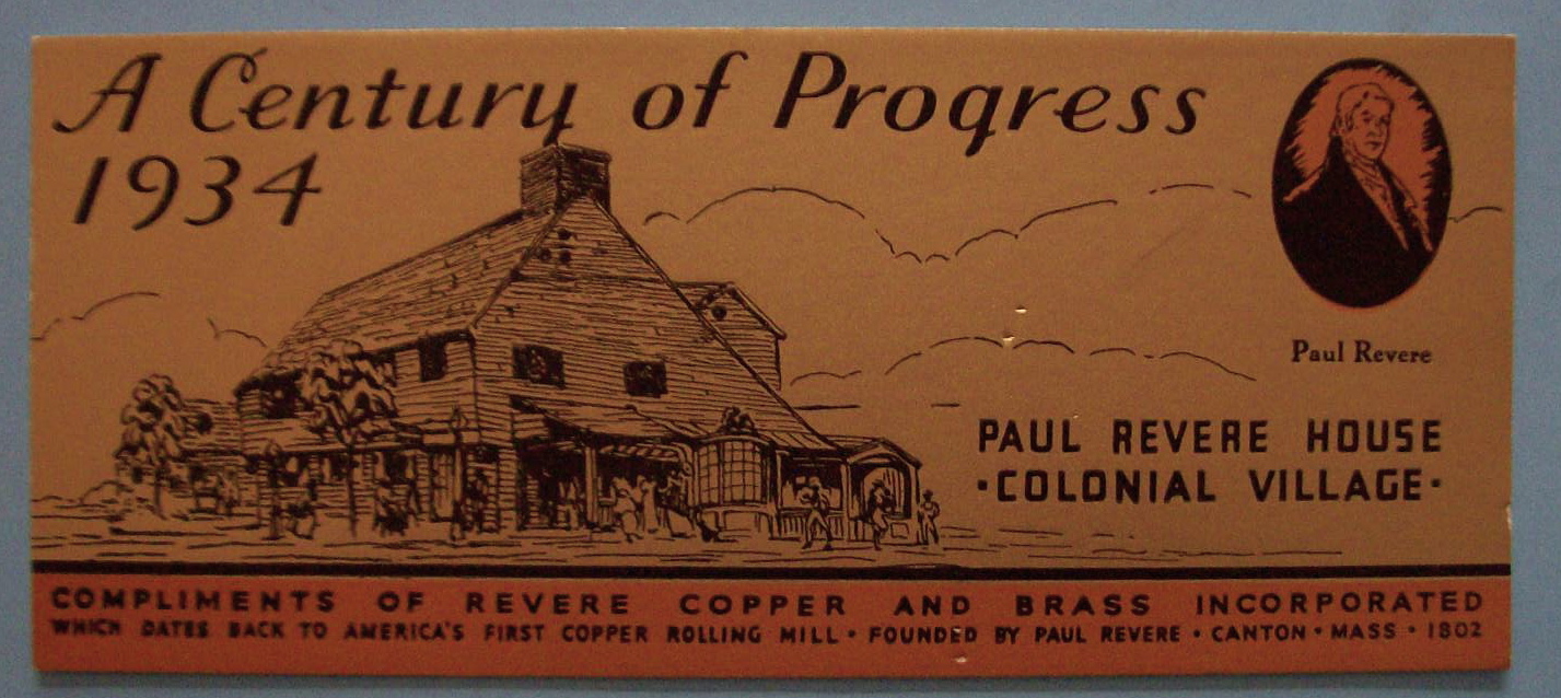 1933 Century Of Progress Souvenir Card