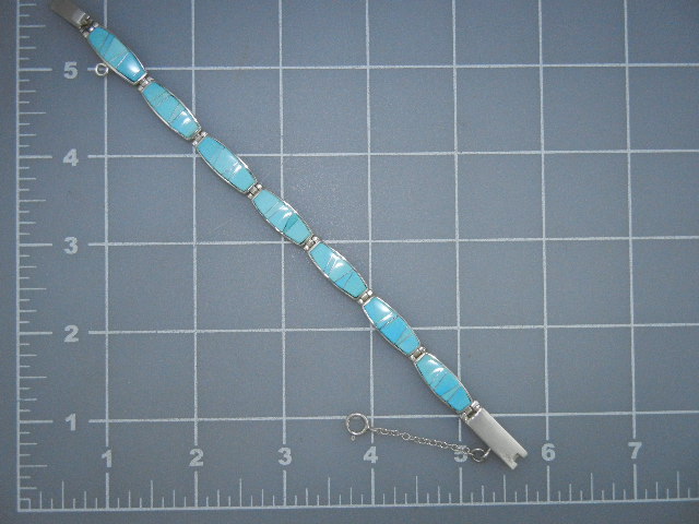 Calvin Begay Sleeping Beauty Turquoise Sterling Silver