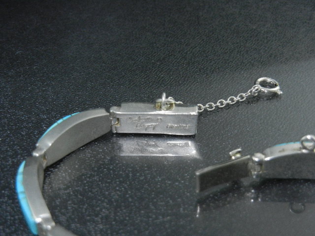Calvin Begay Sleeping Beauty Turquoise Sterling Silver