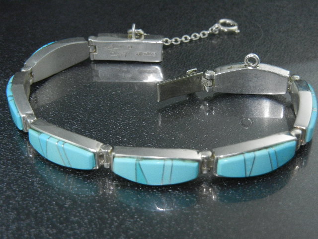 Calvin Begay Sleeping Beauty Turquoise Sterling Silver