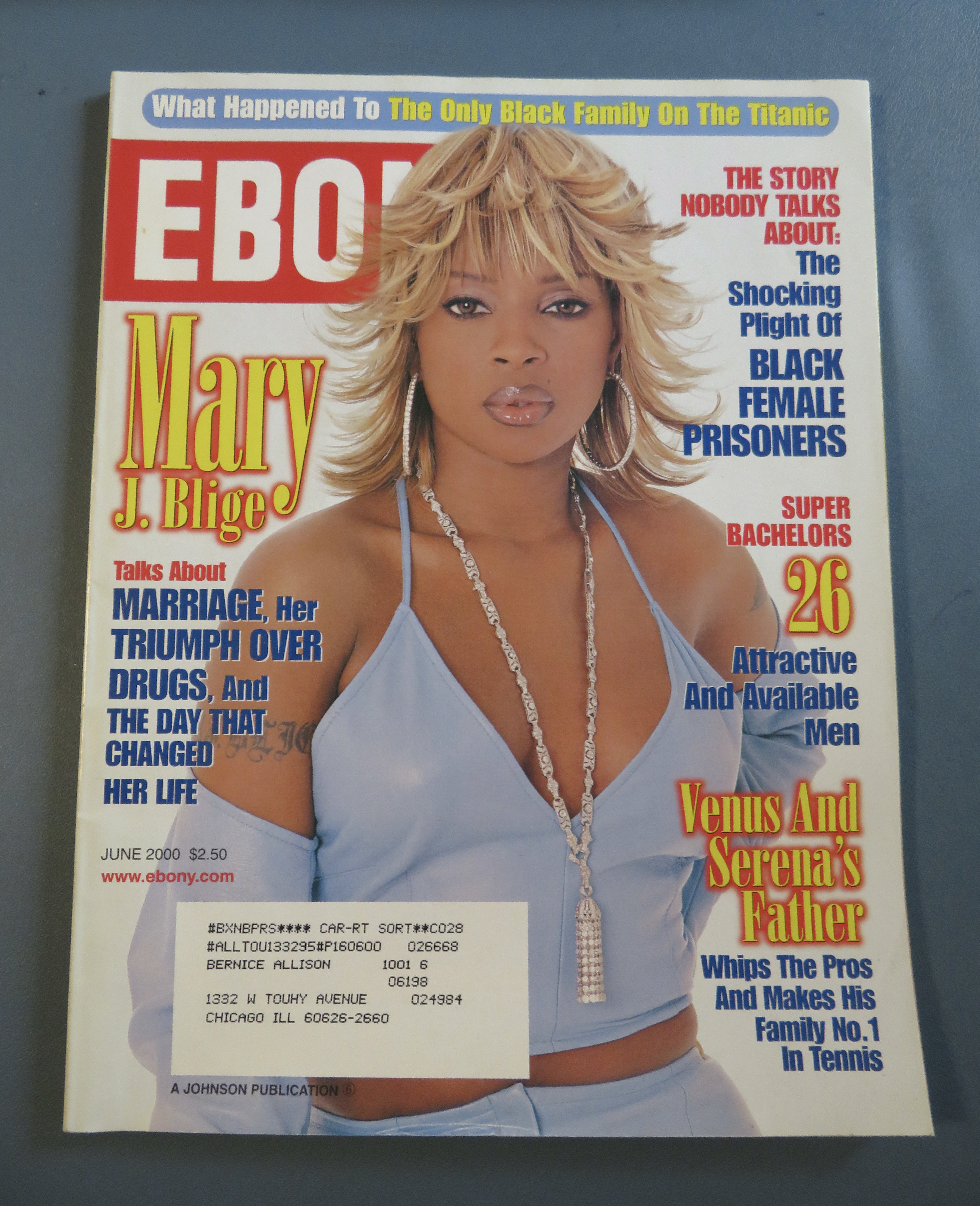 Ebony Magazine - June 2000 - Mary J. Blige