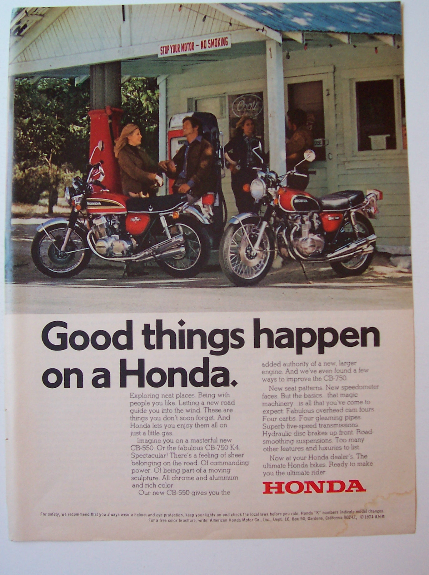 1974  Honda  Motorcycles