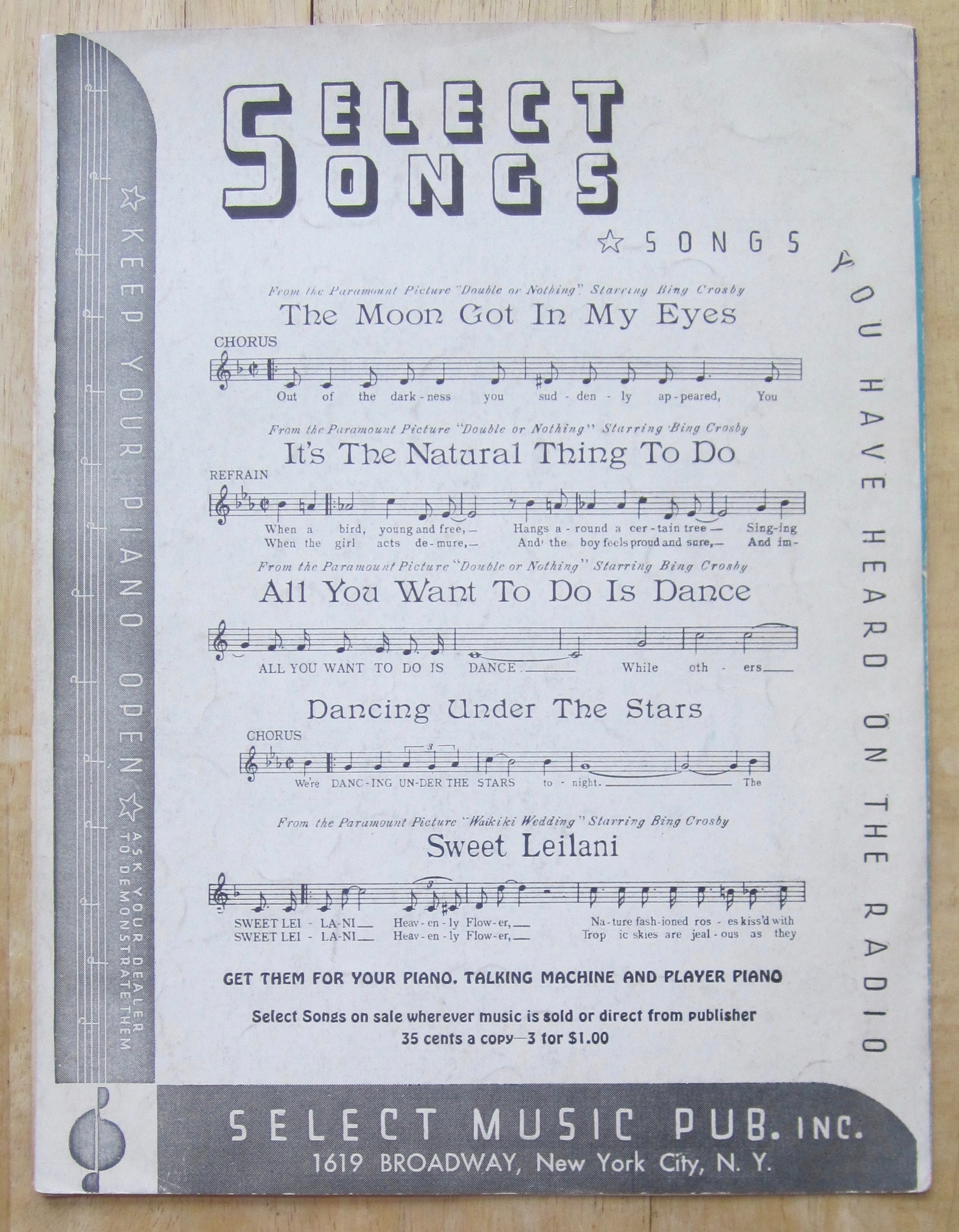 1937 Sweet Leilani by Harry Owens (Bing Crosby Cover)