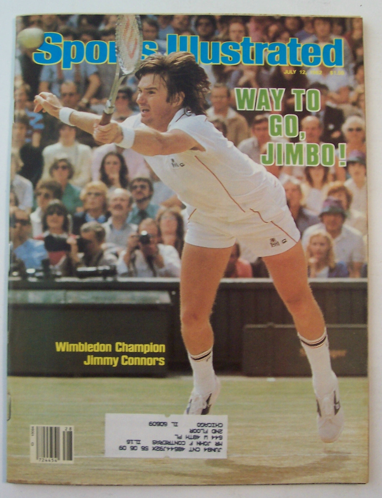 Sports Illustrated Magazine-July 12, 1982-Jimmy Connors