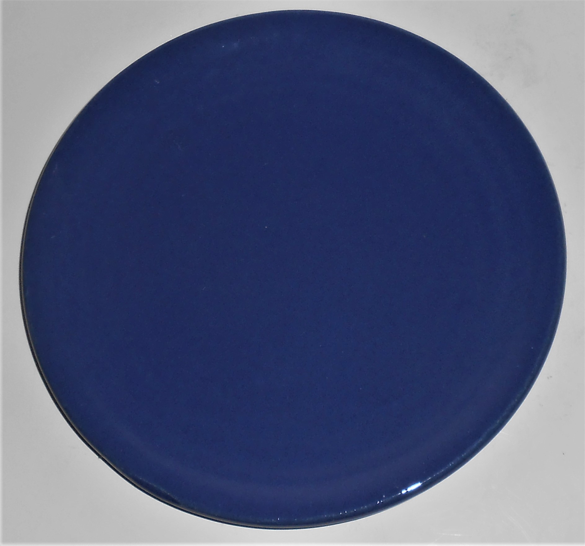Bauer Pottery Ring Ware 1st Period Cobalt 7-3/4'' Plate