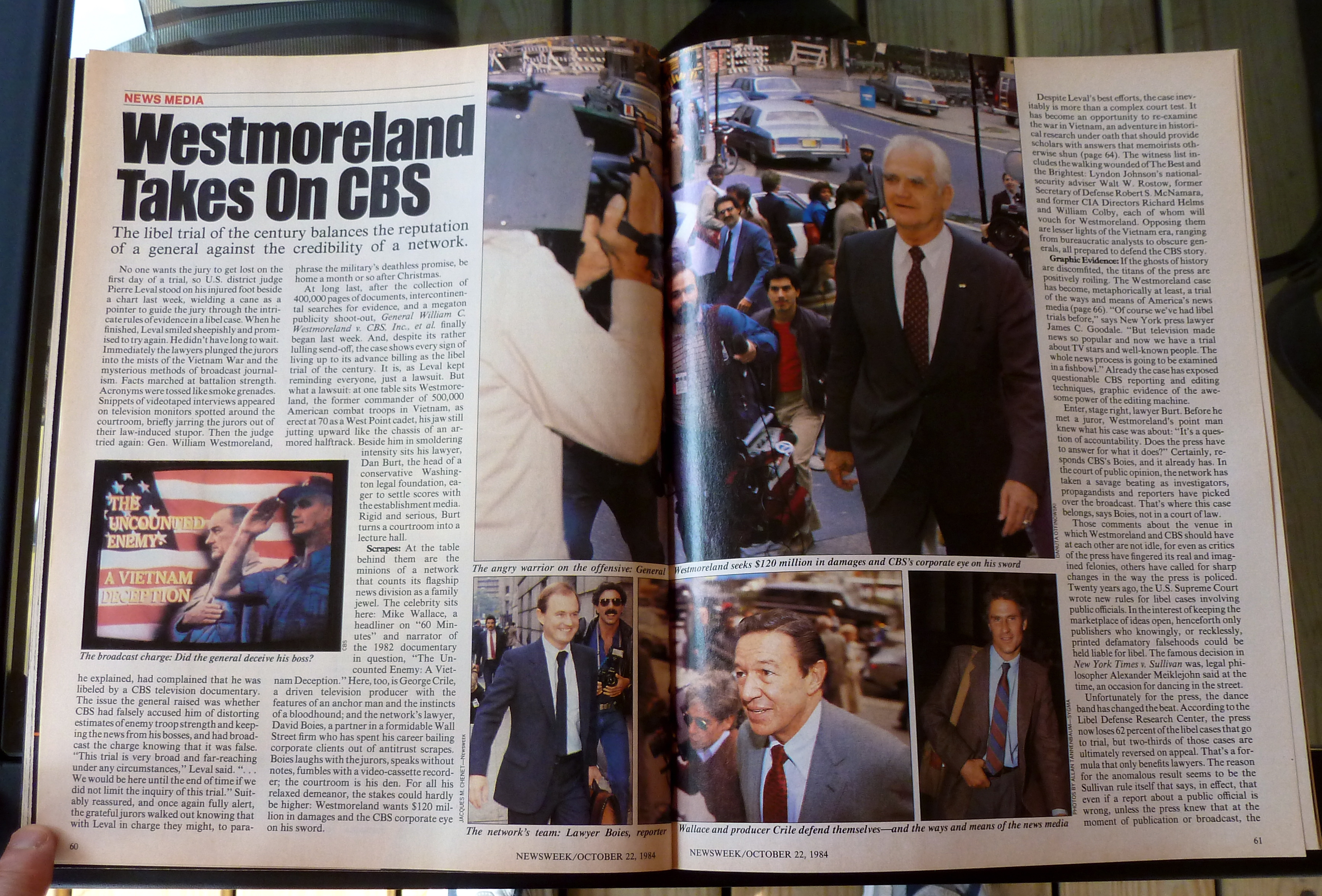 Newsweek Magazine-October 22, 1984-Media On Trial