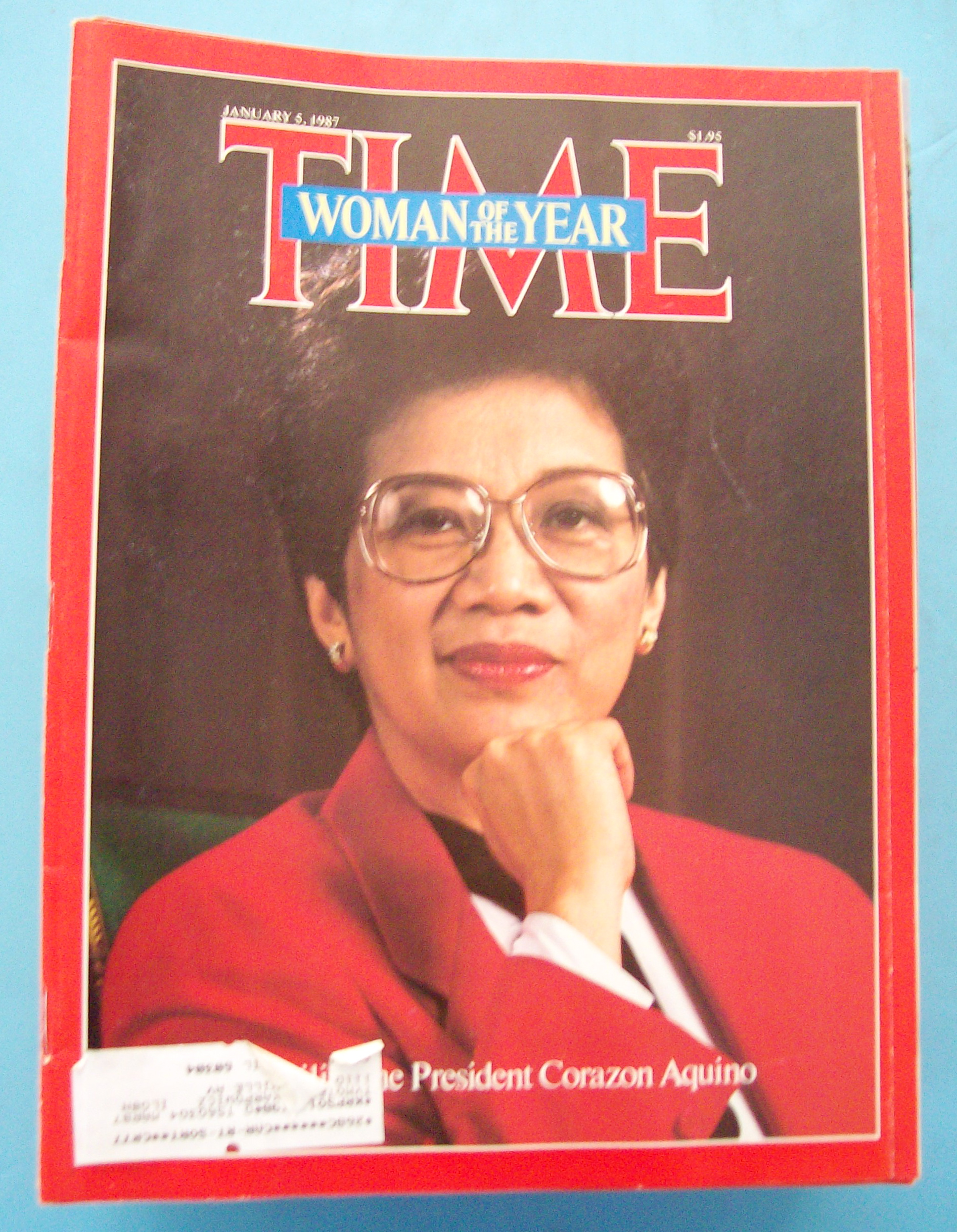 Time Magazine -January 5,1987- President Corazon Aquino
