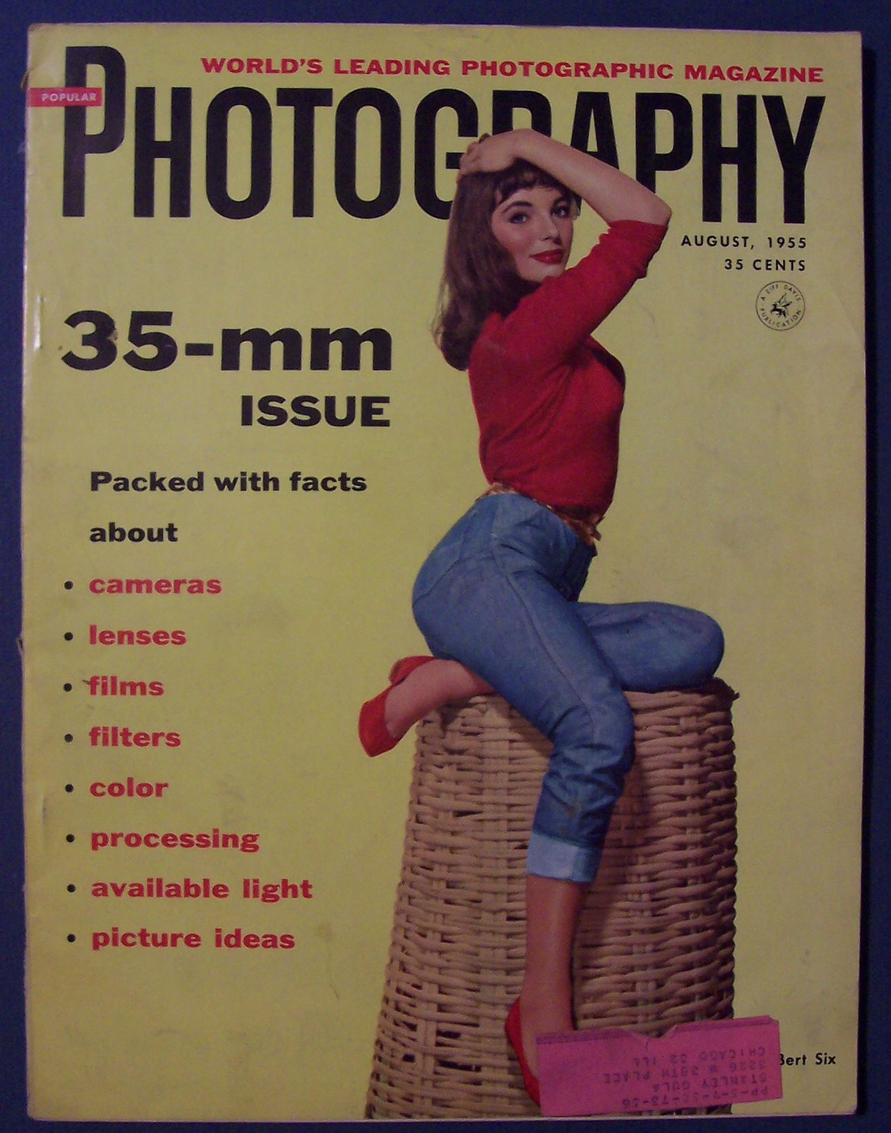 Popular Photography Magazine - August 1955