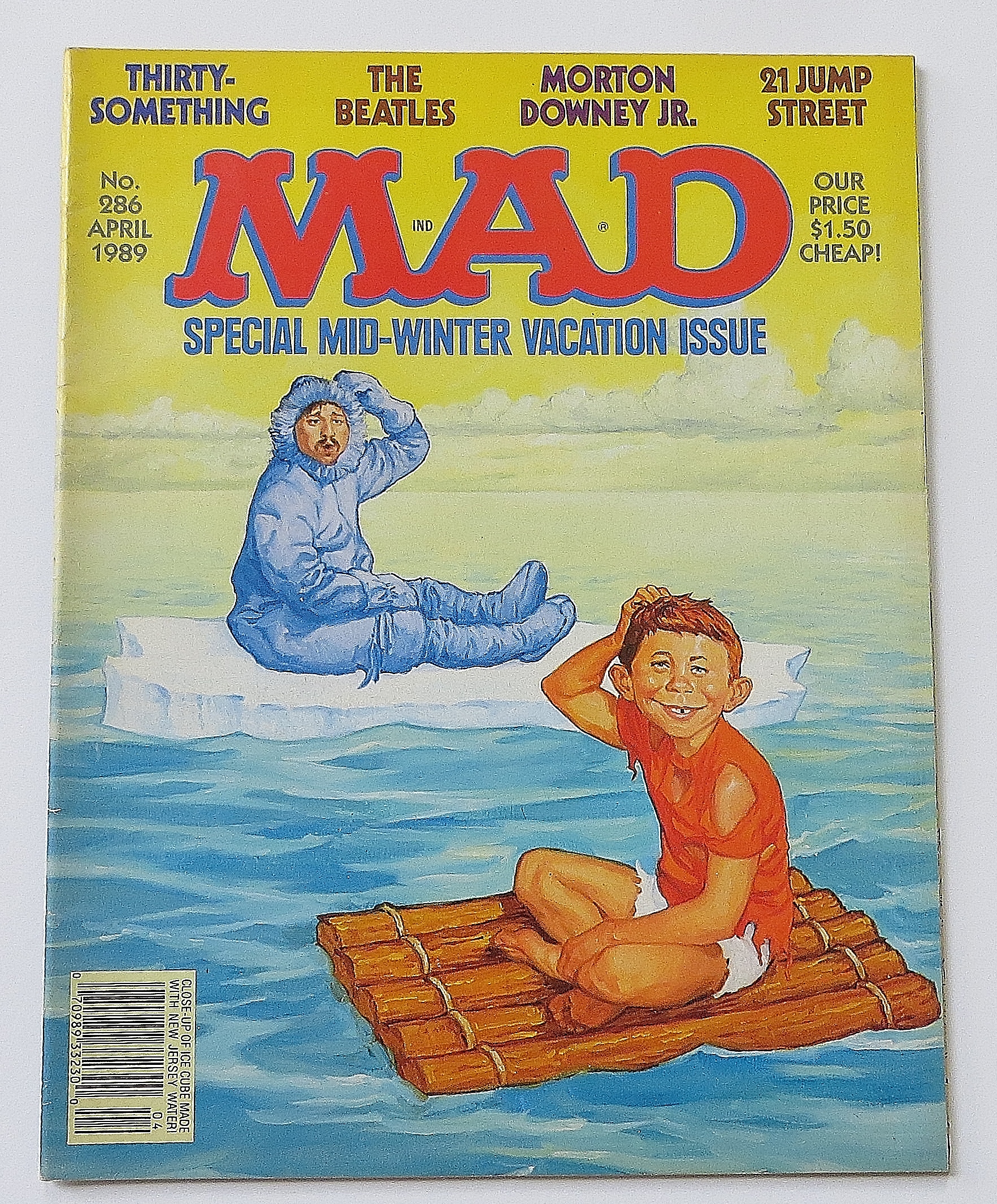 Mad Magazine April 1989 #286 Mid Winter Vacation