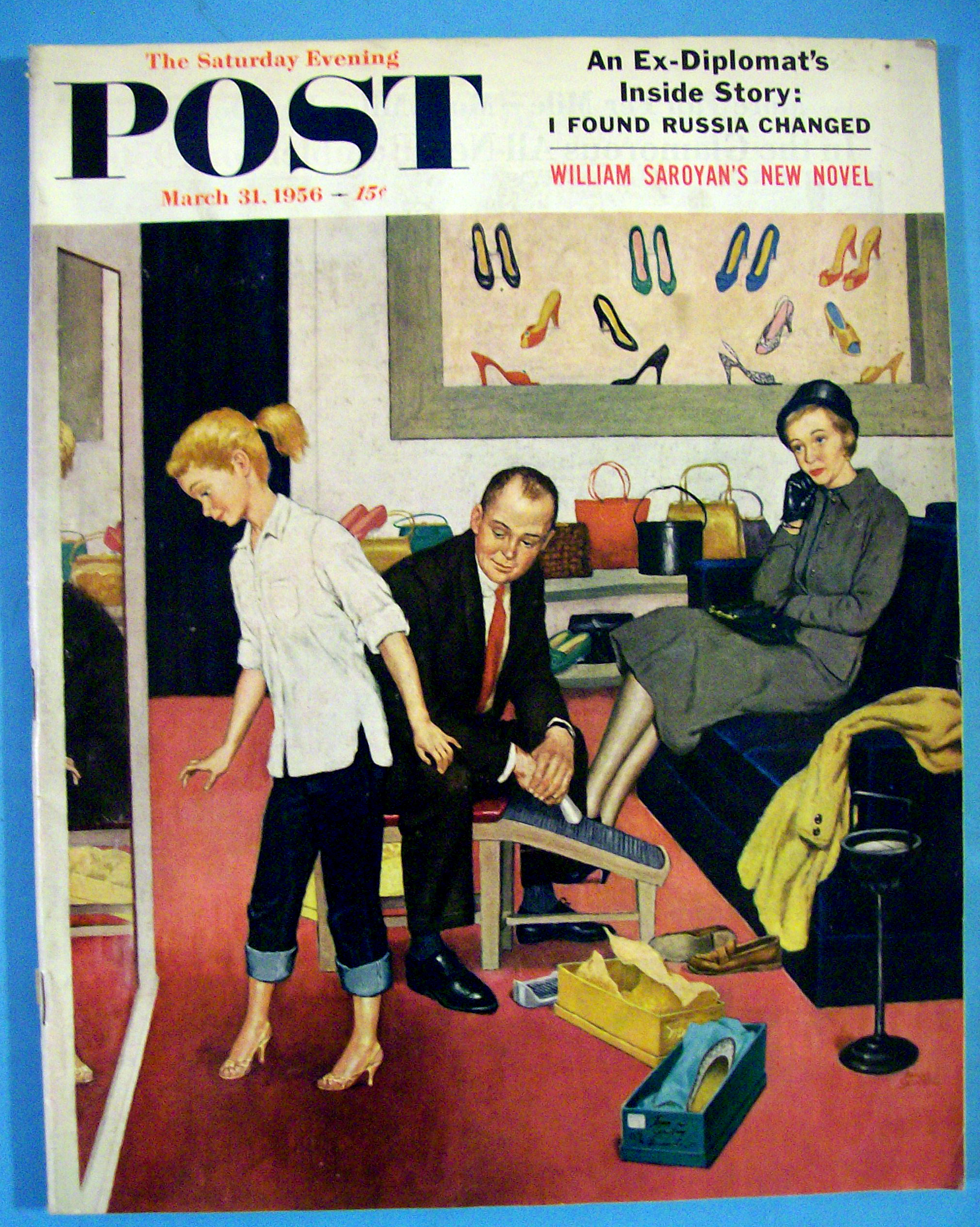 Saturday Evening Post Magazine-March 31, 1956-A. Sewell
