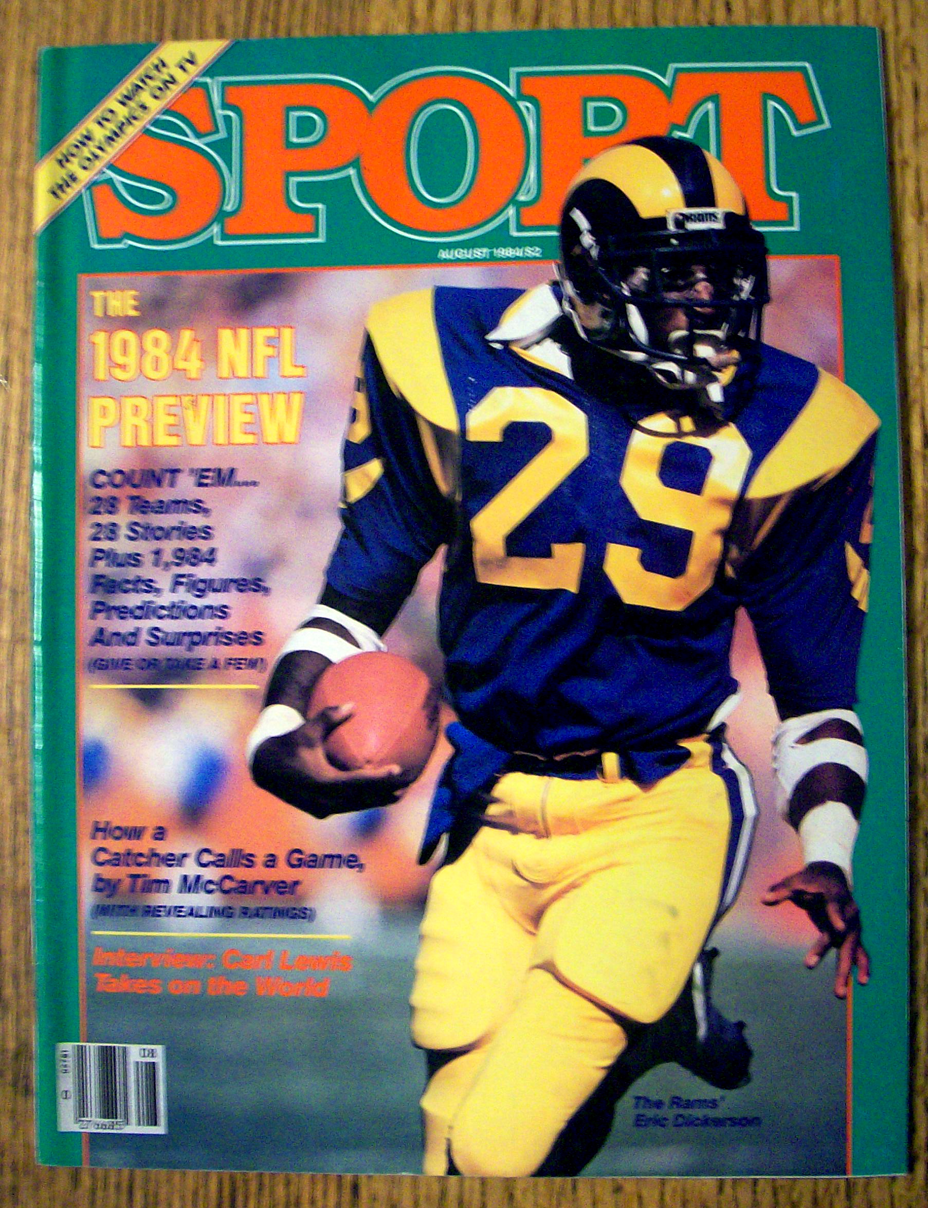 Sport Magazine-August 1984-The 1984 NFL Preview
