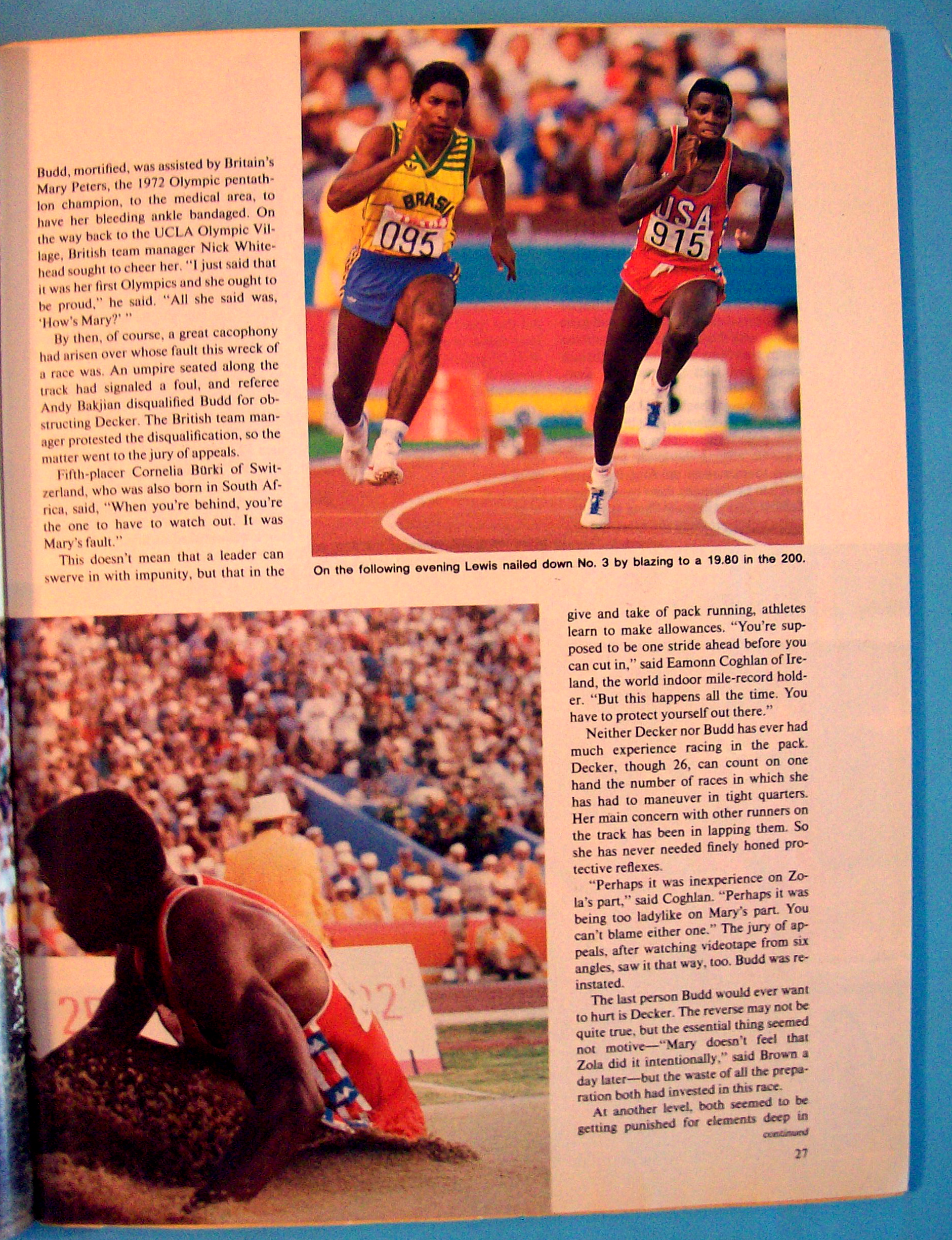 Sports Illustrated Magazine-August 20, 1984-Carl Lewis