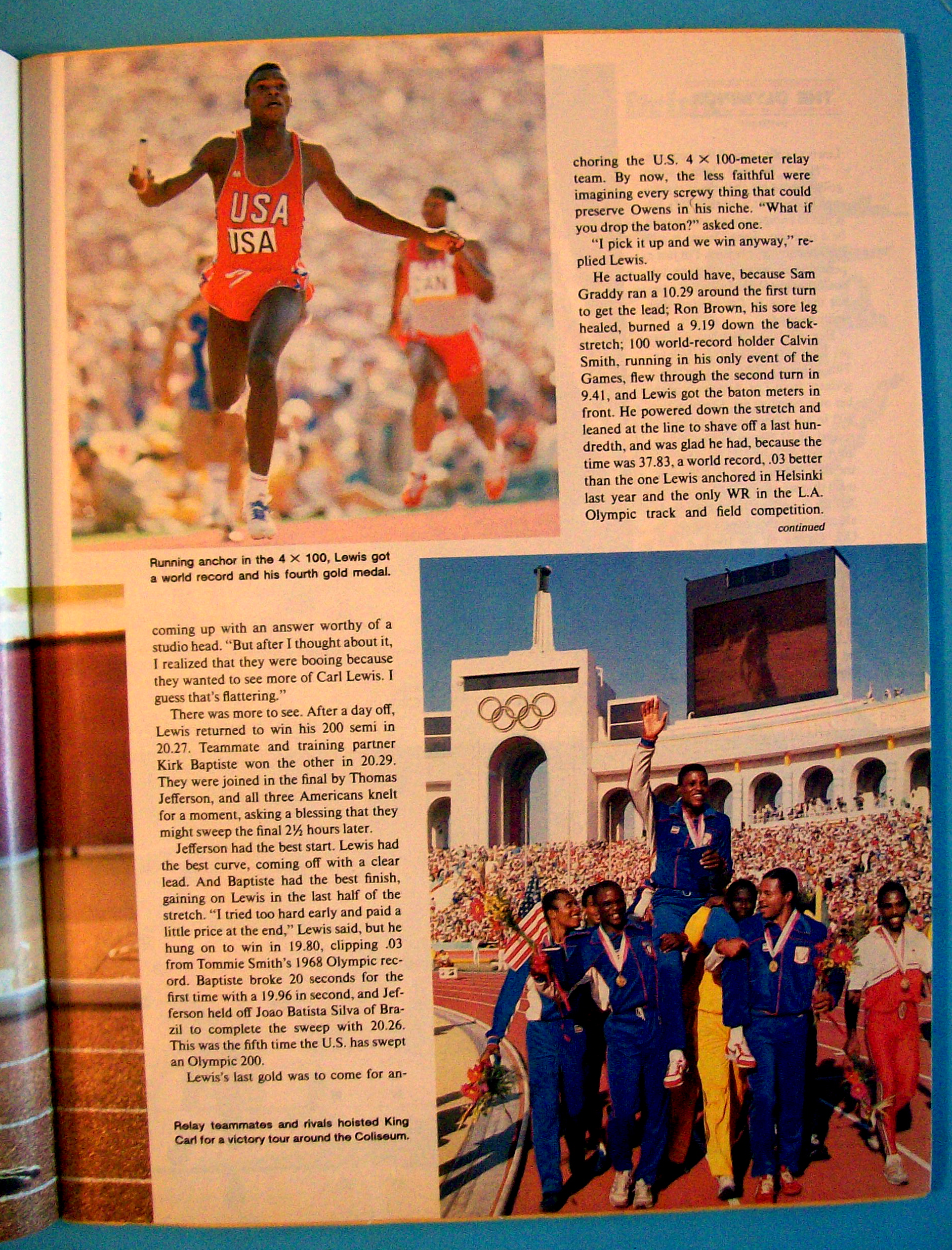 Sports Illustrated Magazine-August 20, 1984-Carl Lewis