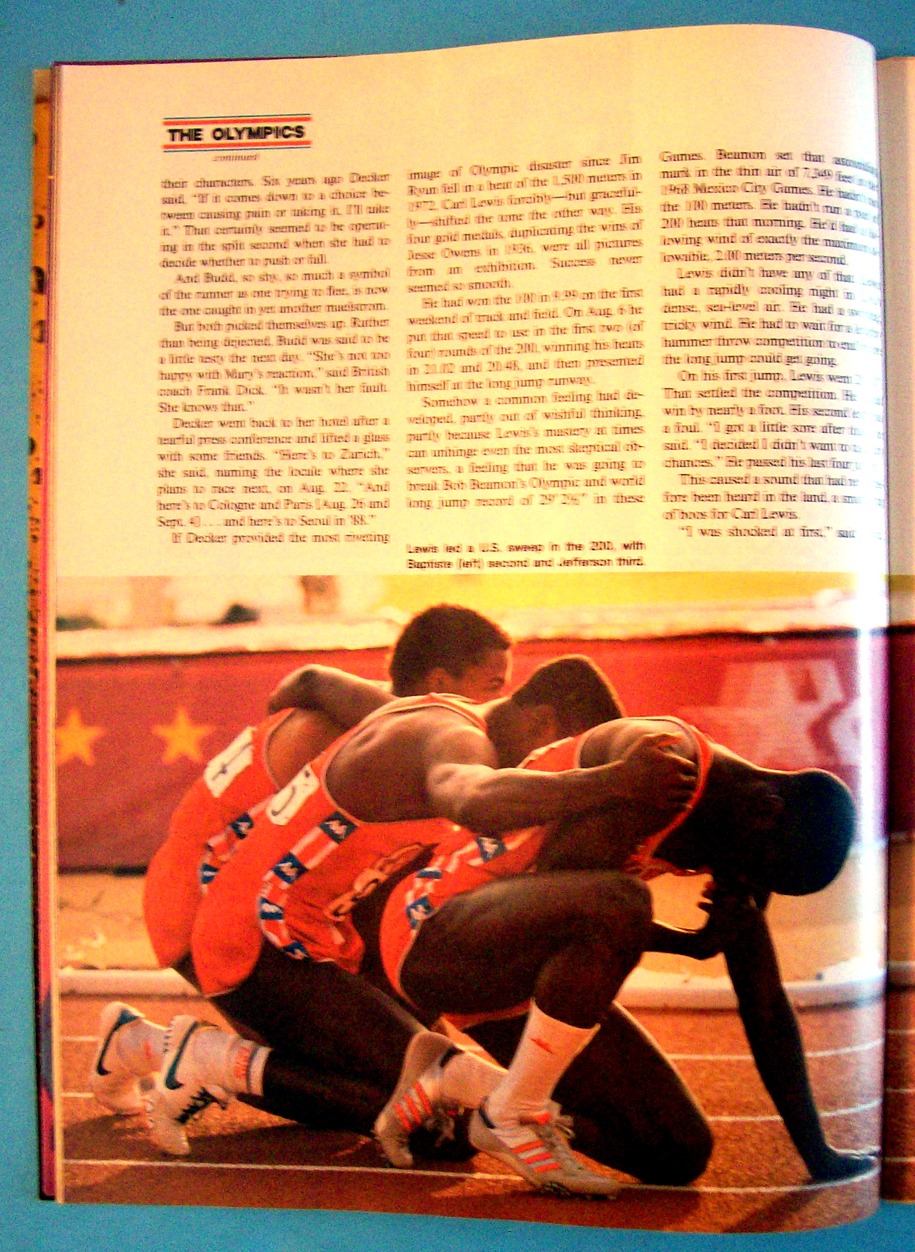 Sports Illustrated Magazine-August 20, 1984-Carl Lewis