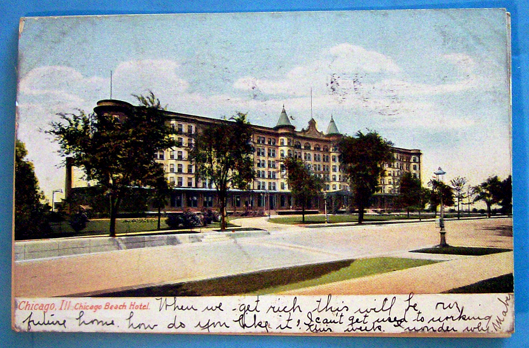 Chicago Beach Hotel Postcard (Chicago)