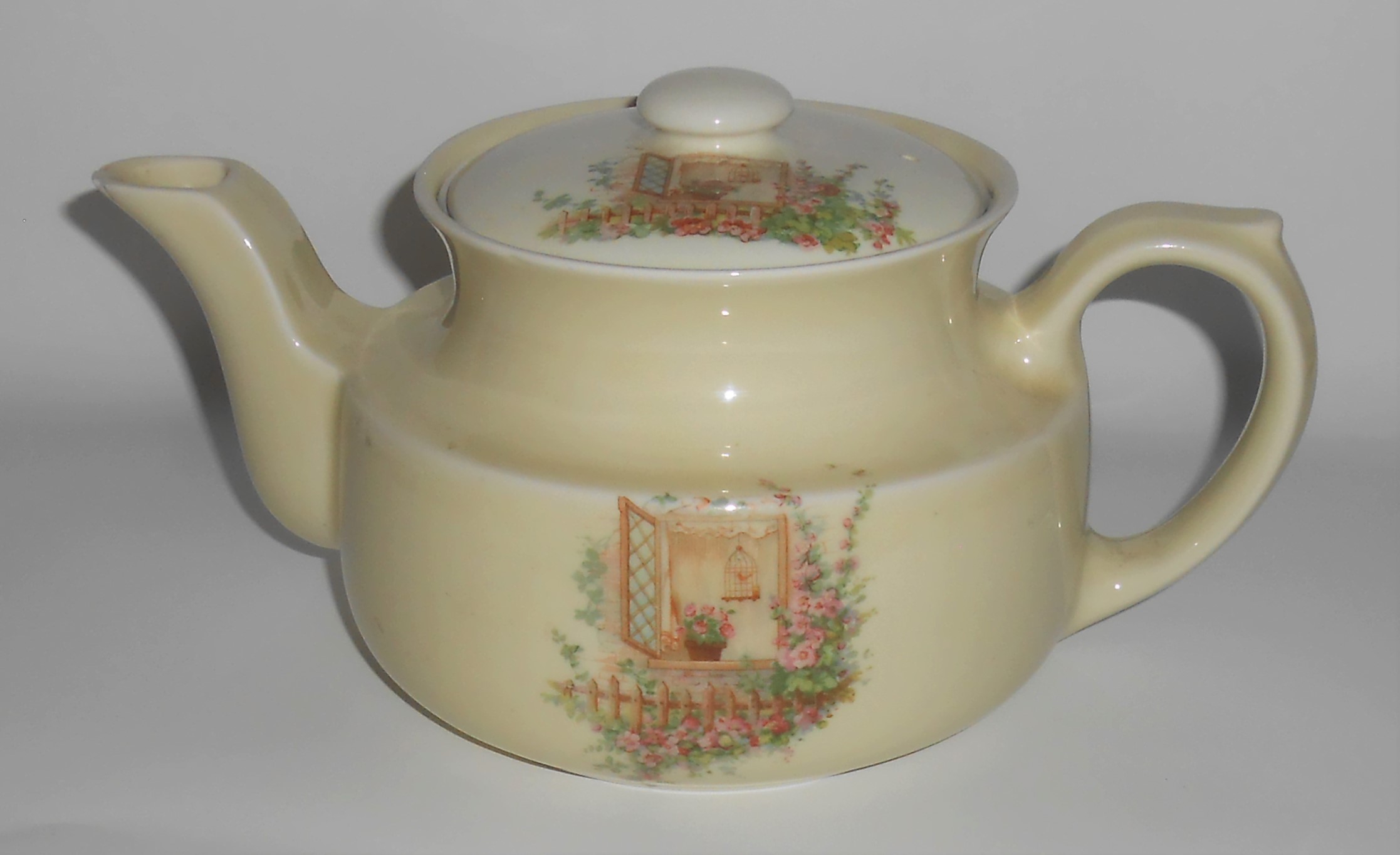 Coors Pottery Open Window LARGE Teapot W/Lid