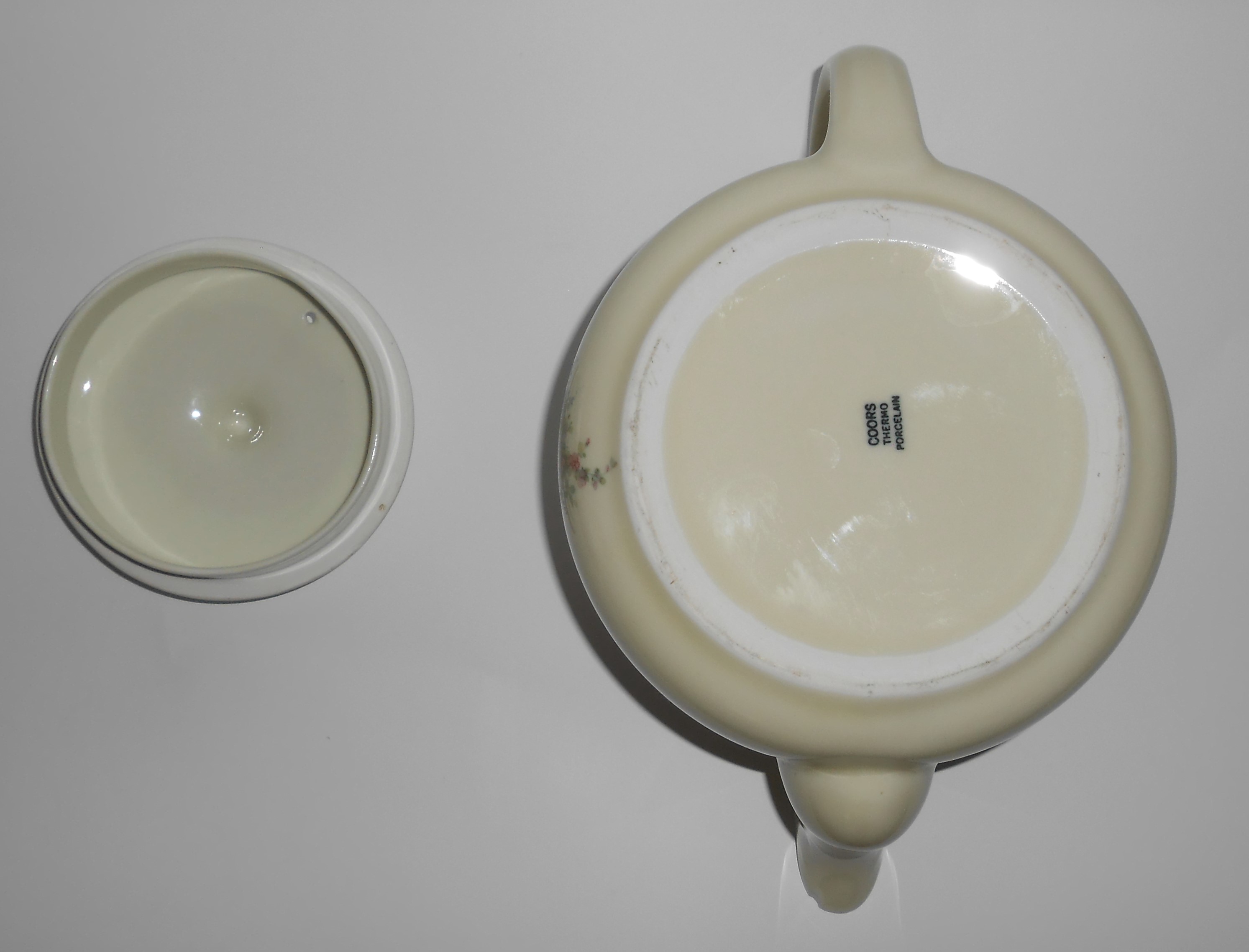 Coors Pottery Open Window LARGE Teapot W/Lid