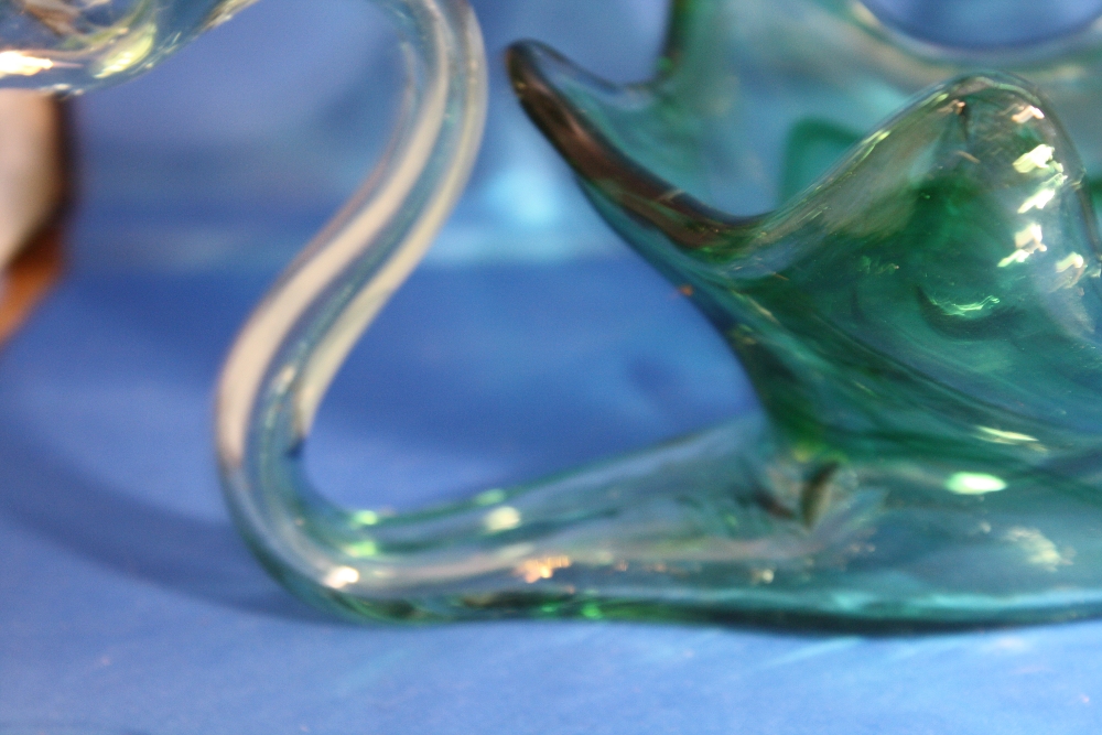 Murano Handblown Swan Dish
