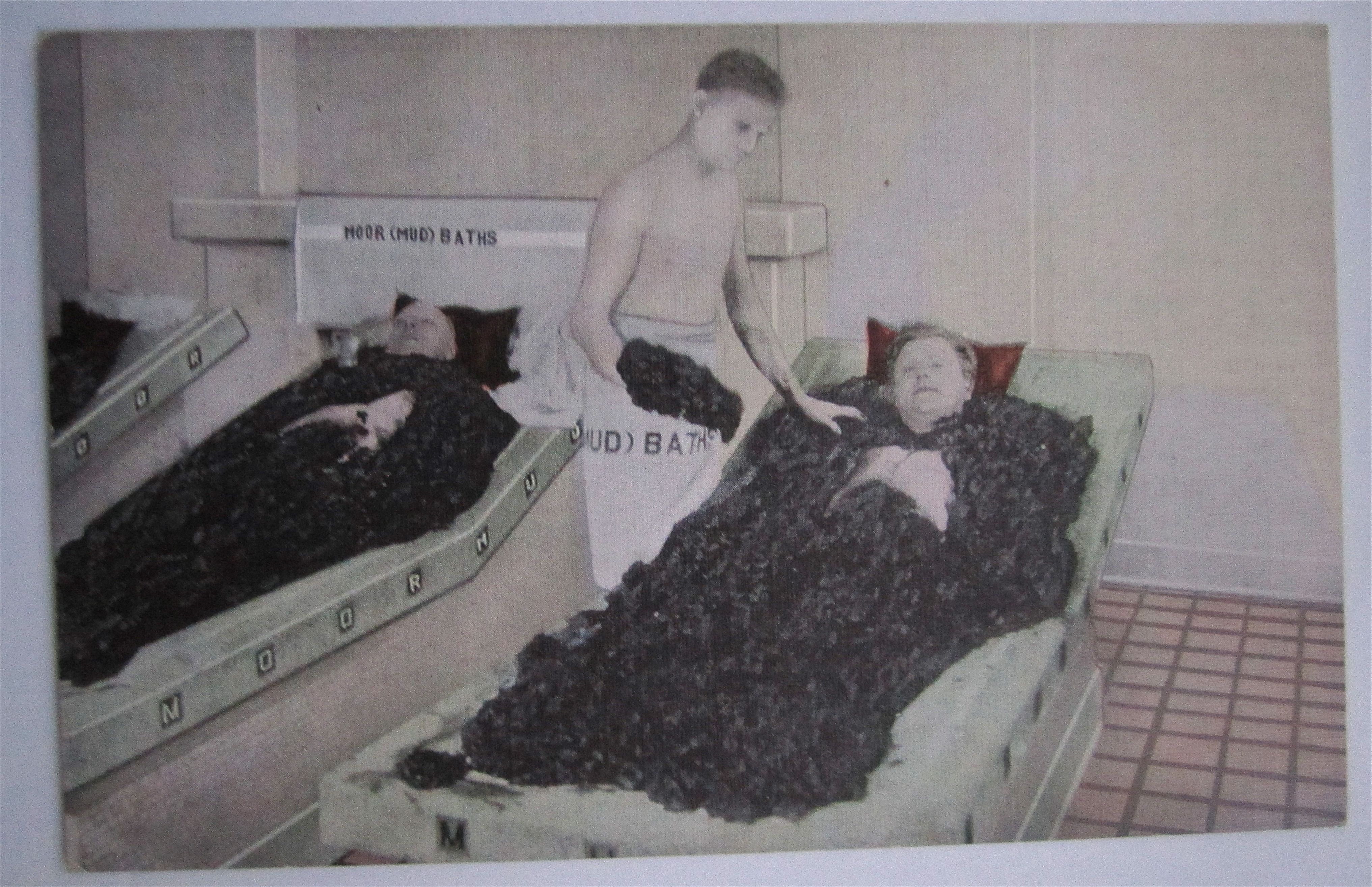 Health Bath At Moor Baths, Waukesha, WI Postcard