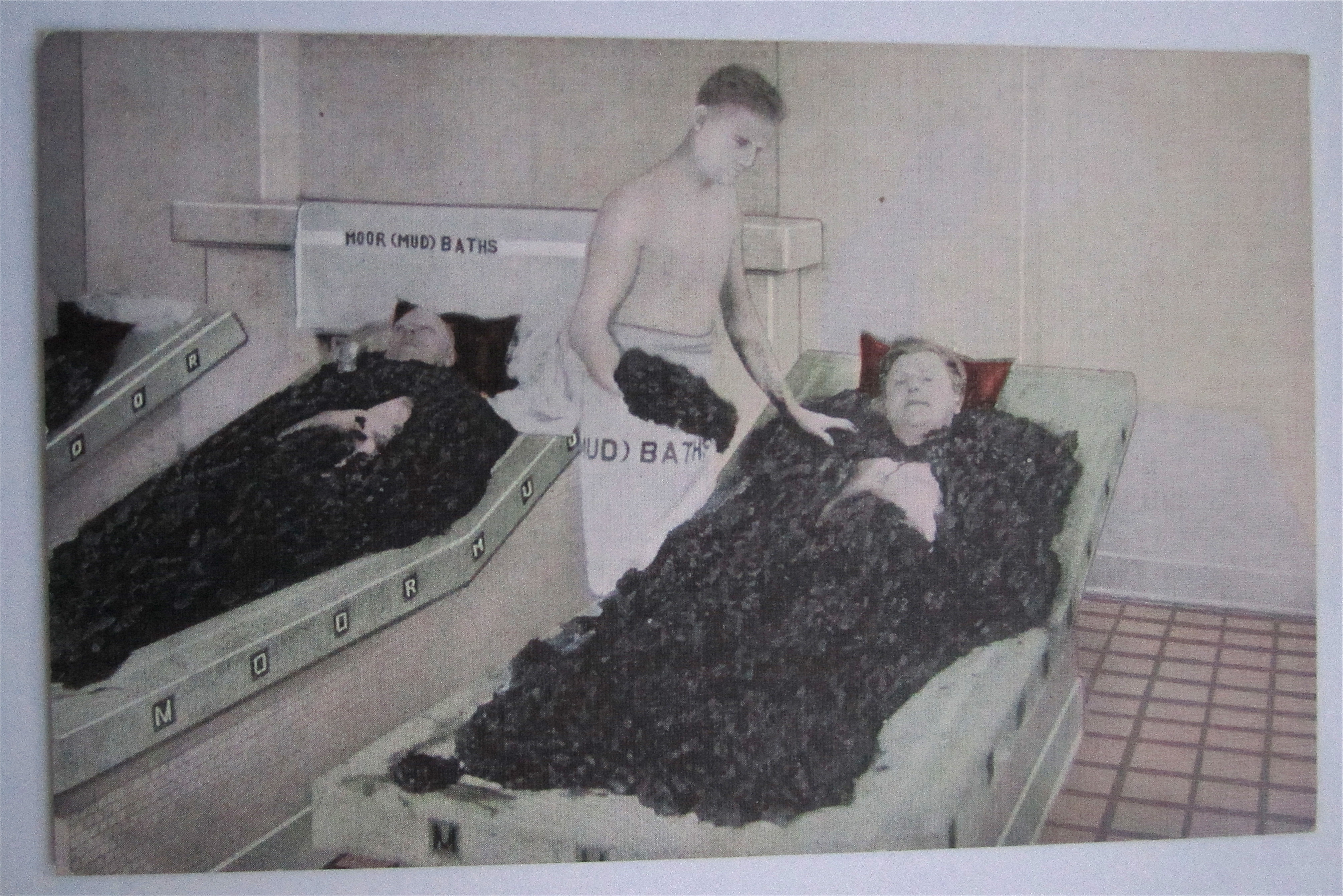 Health Bath At Moor Baths, Waukesha, WI Postcard
