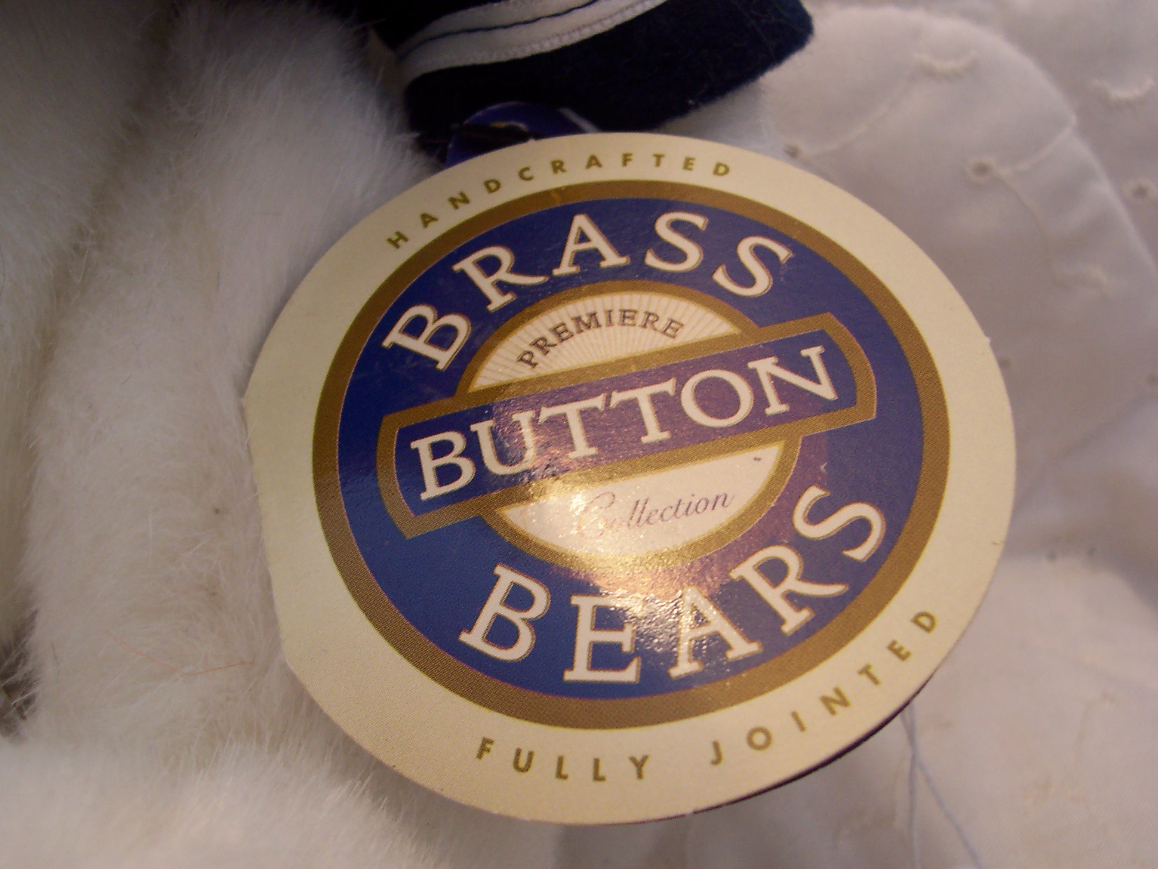 Brass Button Bear Taylor Bear of Happiness