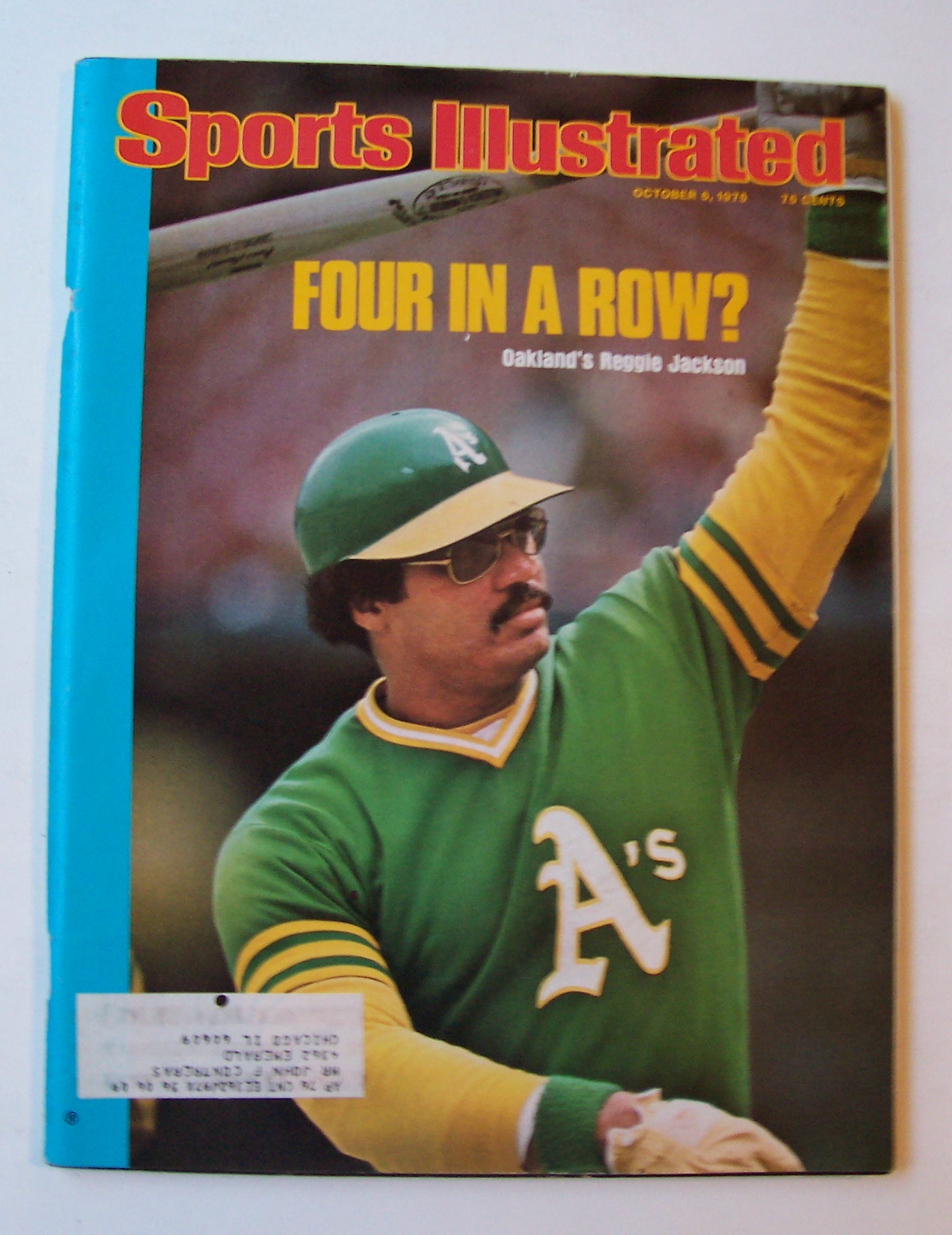 Sports Illustrated Magazine-Oct 6, 1975-Reggie Jackson