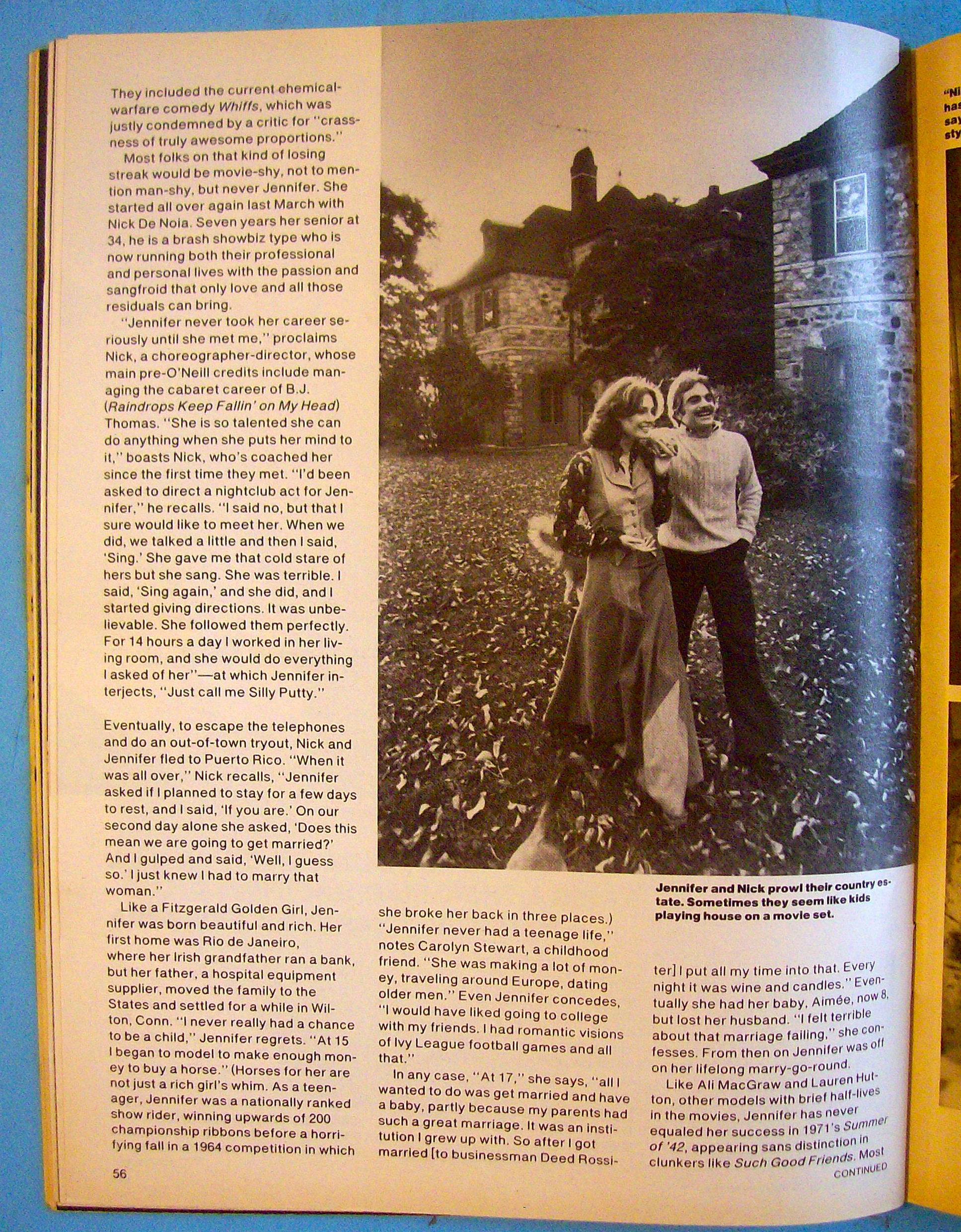 People Magazine November 24, 1975 Jennifer O'Neill