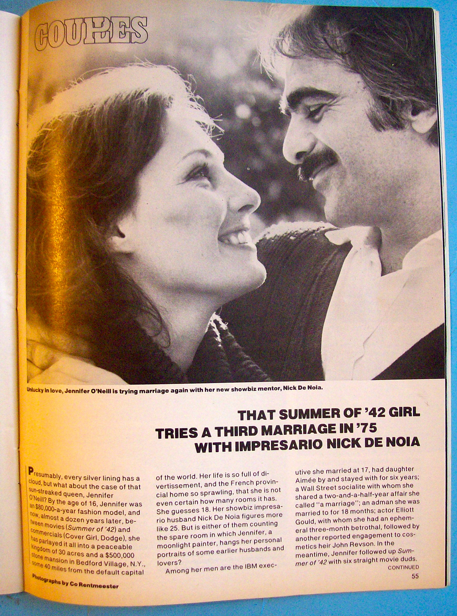 People Magazine November 24, 1975 Jennifer O'Neill