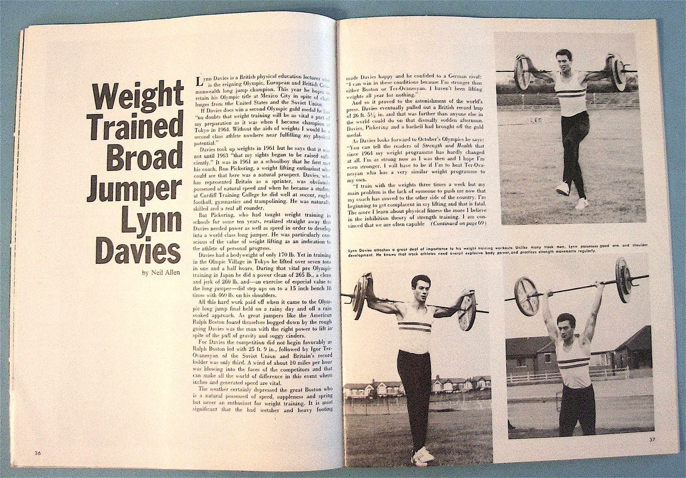 Strength & Health Magazine-January 1969-Olympics