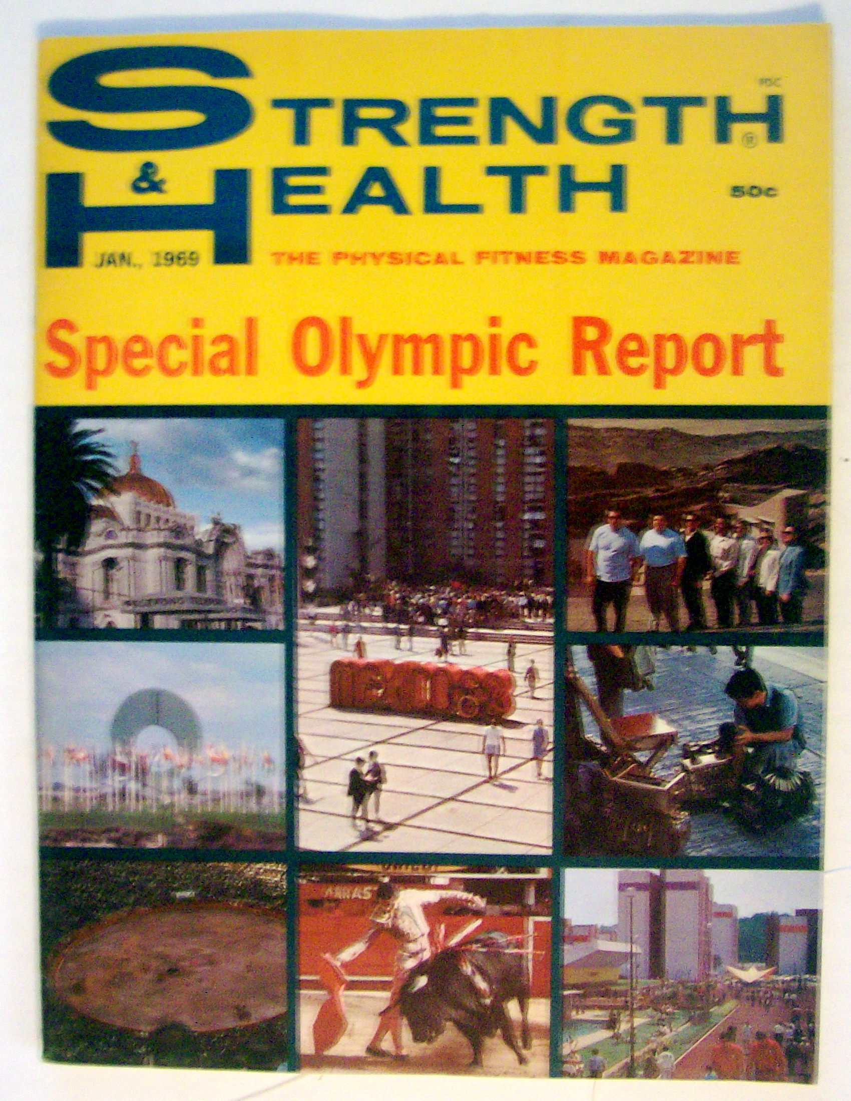 Strength & Health Magazine-January 1969-Olympics