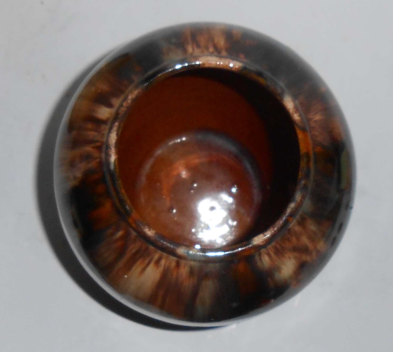 Brush McCoy Pottery Brown Onyx #050 Art Vase #2