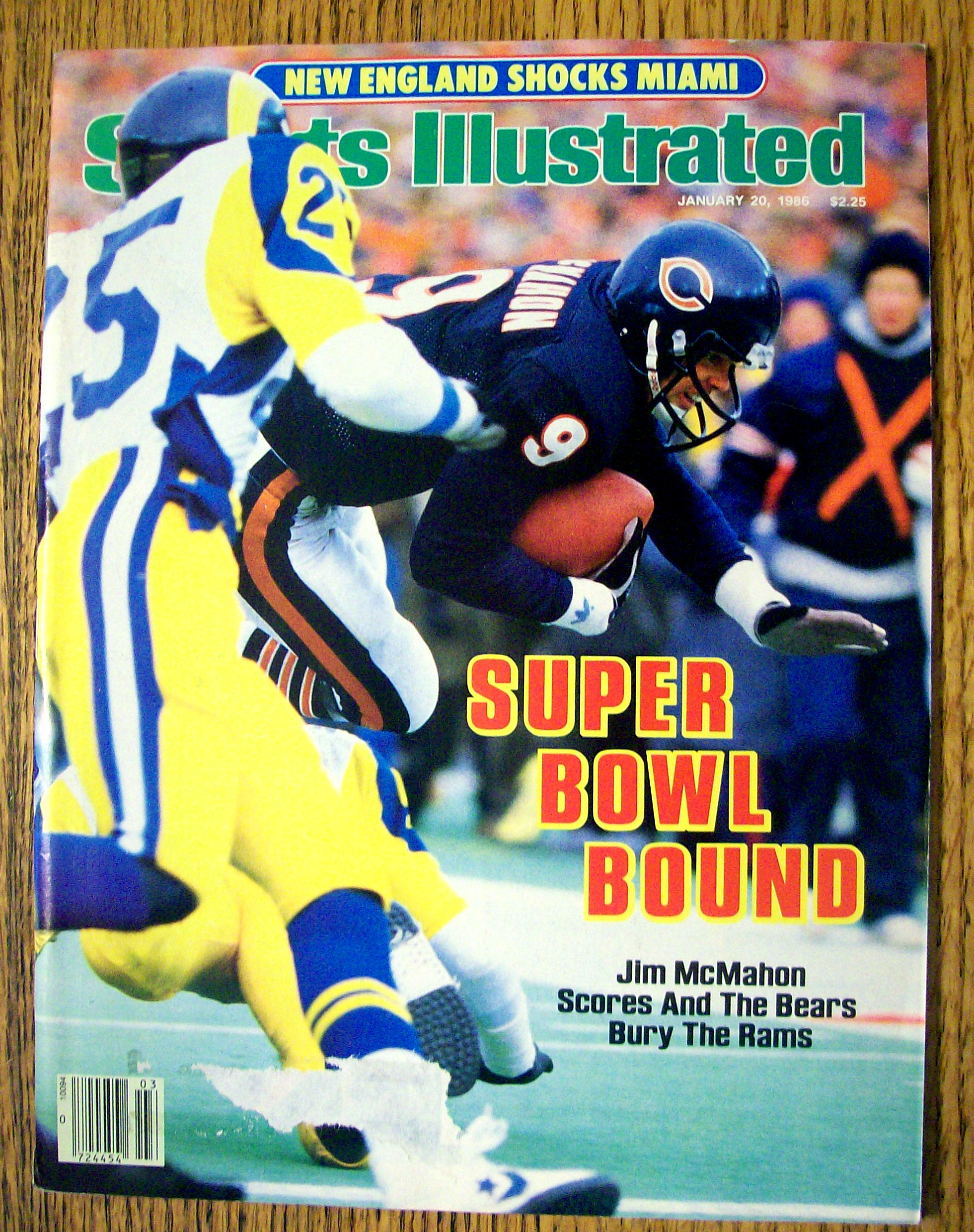 Sports Illustrated Magazine-January 20, 1986-J. McMahon
