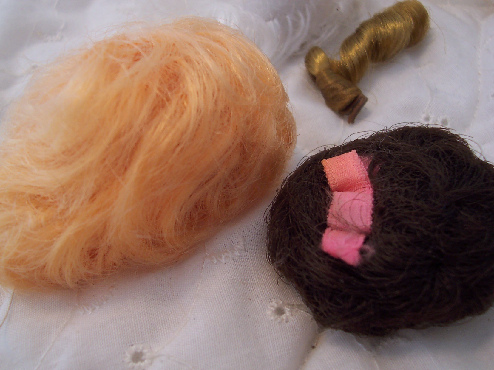 Barbie Doll Wigs & Hair Pieces Set of 5