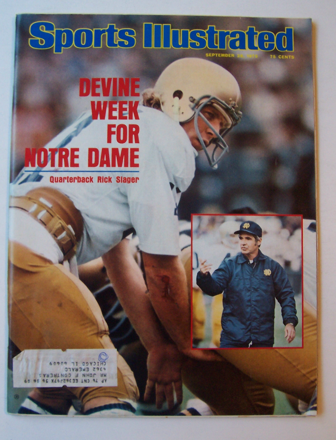 Sports Illustrated-September 29, 1975- Rick Slager