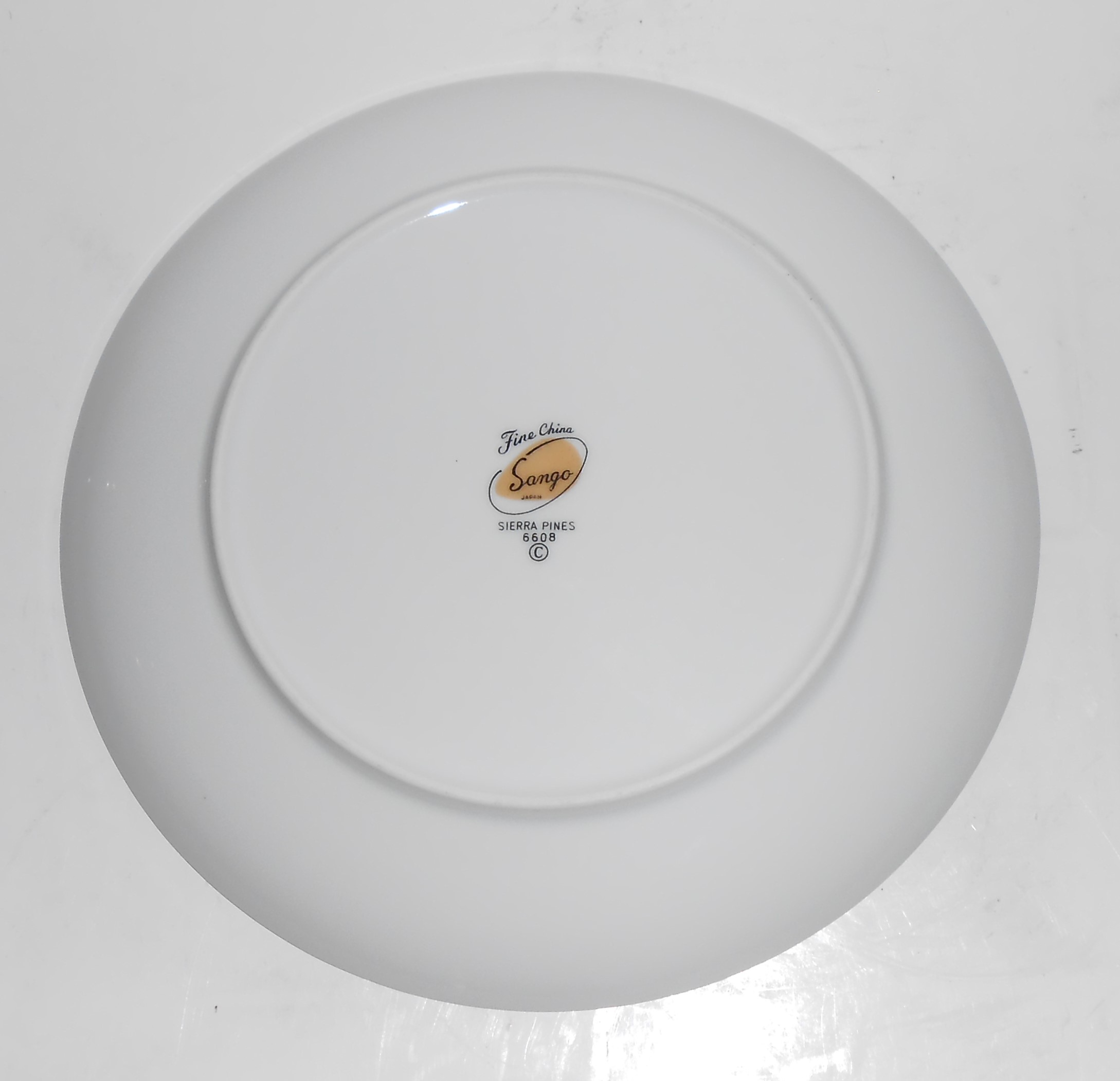Sango Japan China Porcelain Sierra Pines Salad Plate
