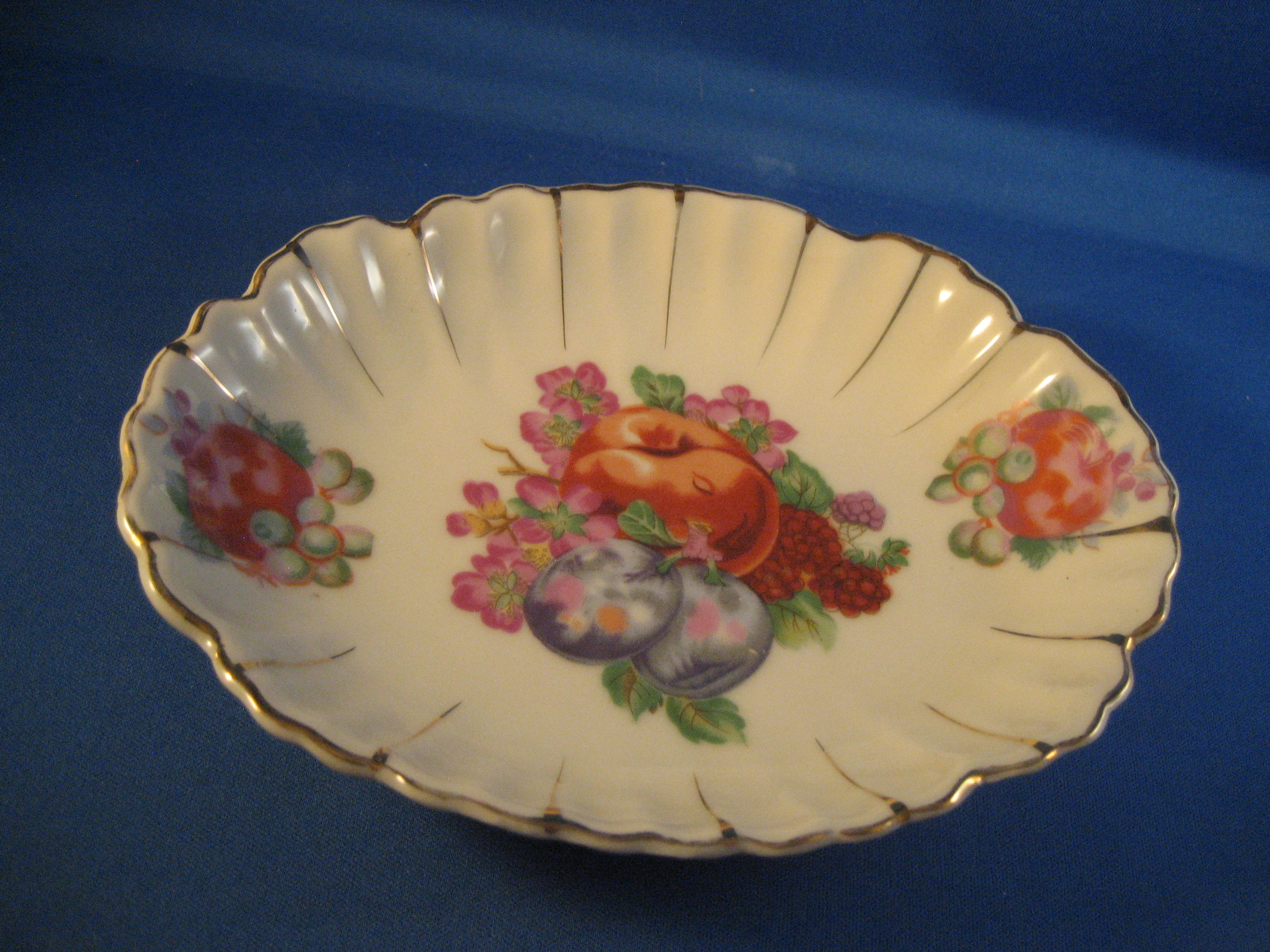 Candy Dish with a Fruit Design