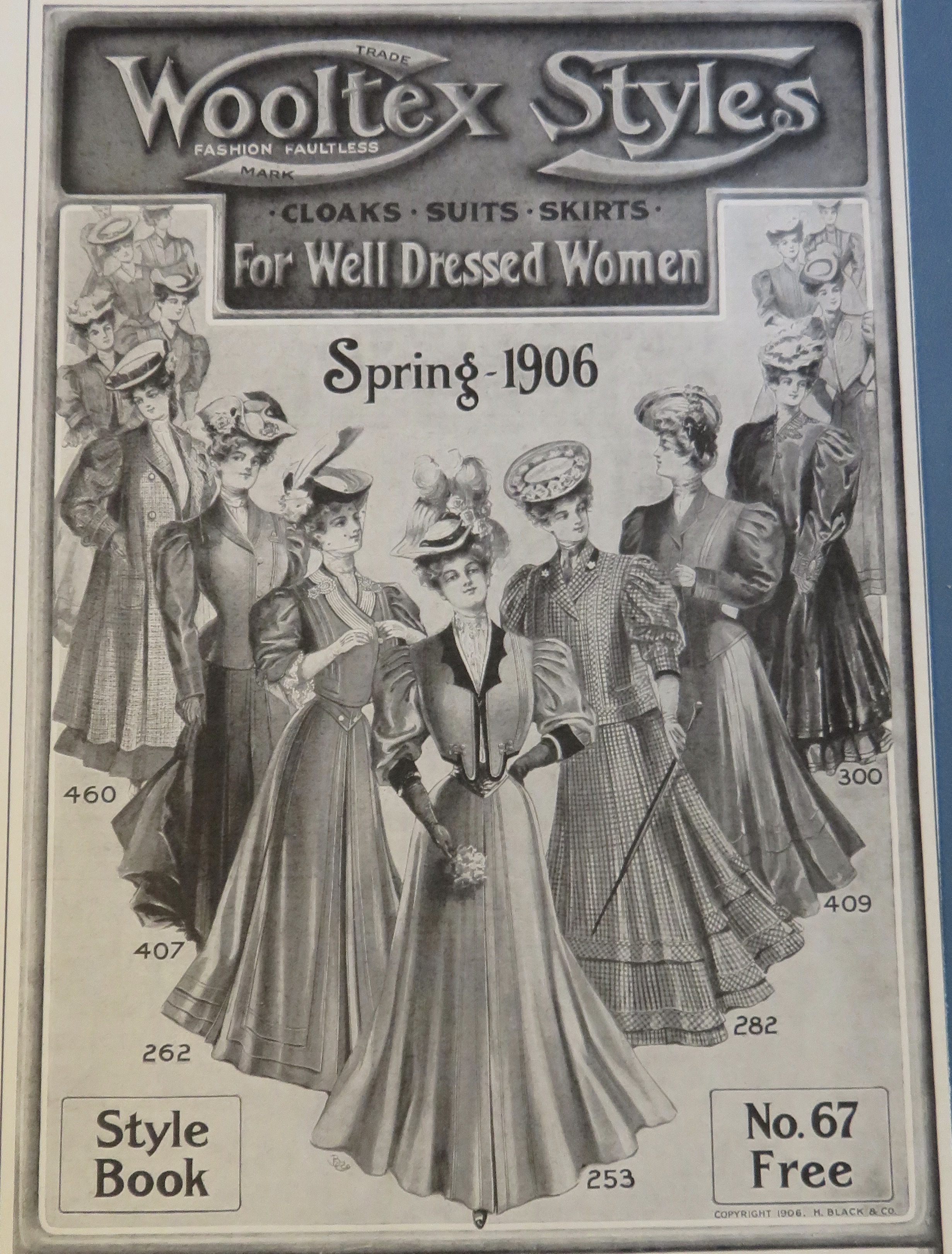 1906 Wooltex Spring Style with Women Wearing Dresses