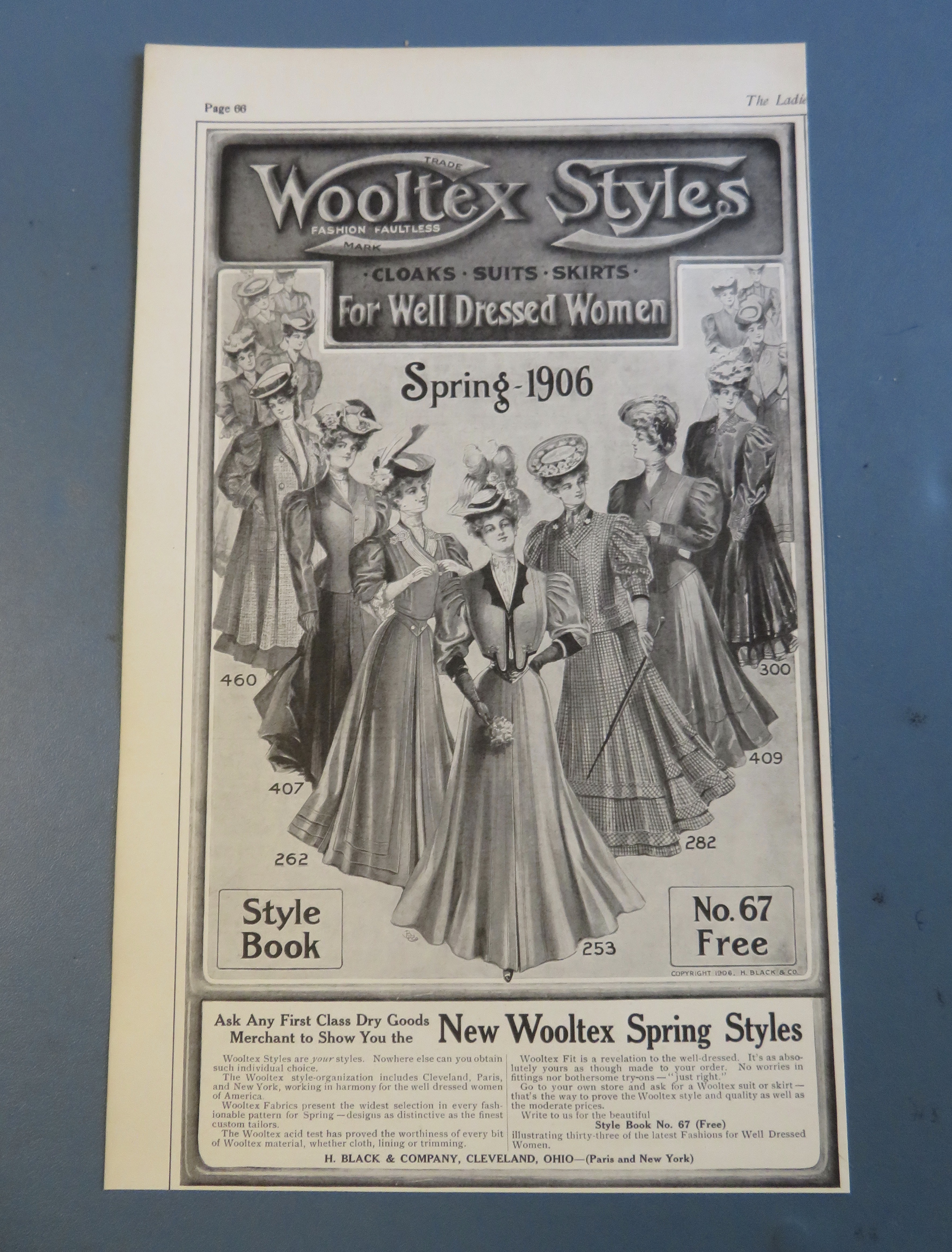 1906 Wooltex Spring Style with Women Wearing Dresses