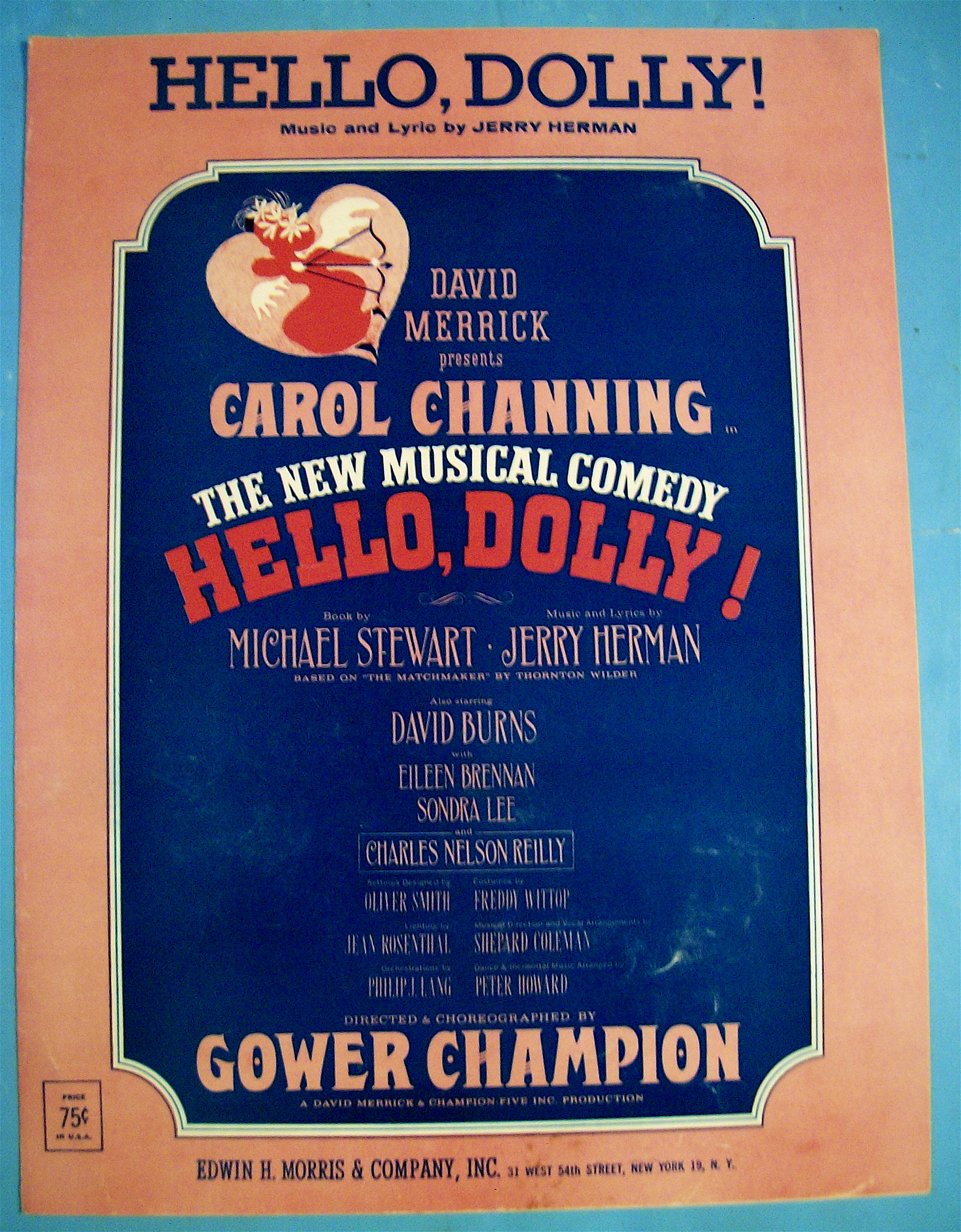 Sheet Music For 1963 Hello, Dolly! (Carol Channing)
