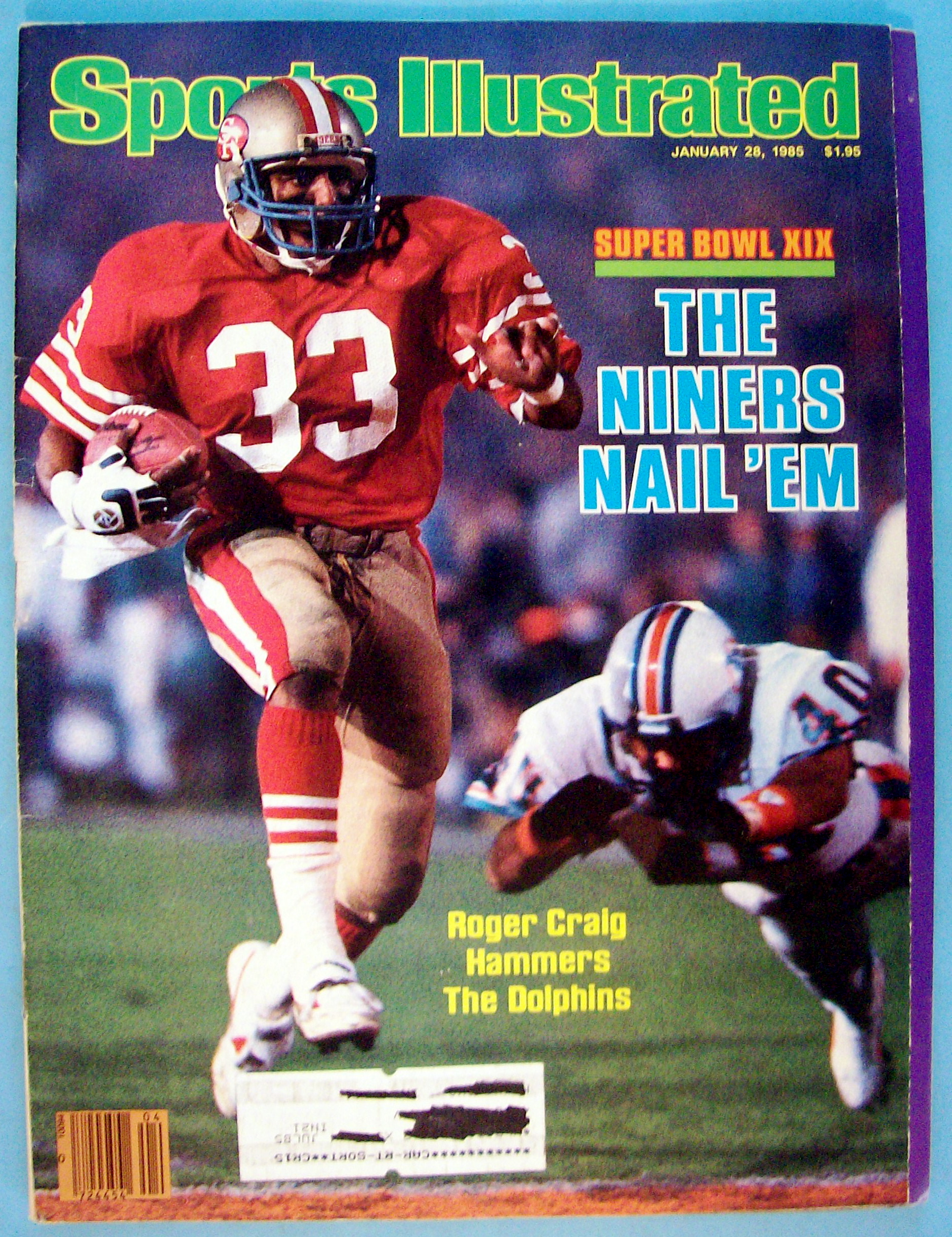 Sports Illustrated Magazine -Jan 28, 1985- Roger Craig