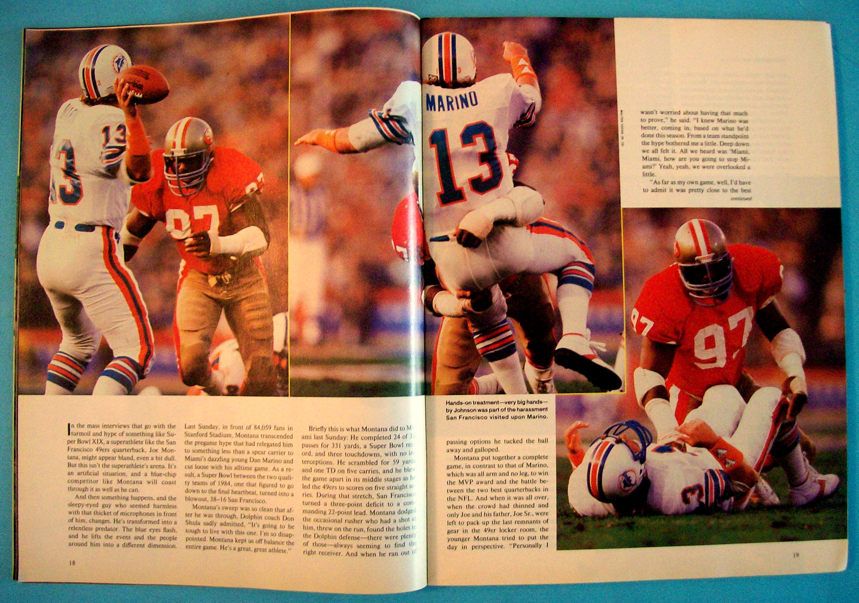 Sports Illustrated Magazine -Jan 28, 1985- Roger Craig
