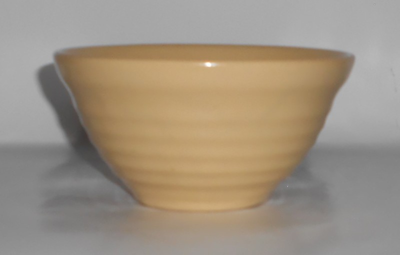 VINTAGE Bauer Pottery Ring Ware #30 IVORY Mixing Bowl #1