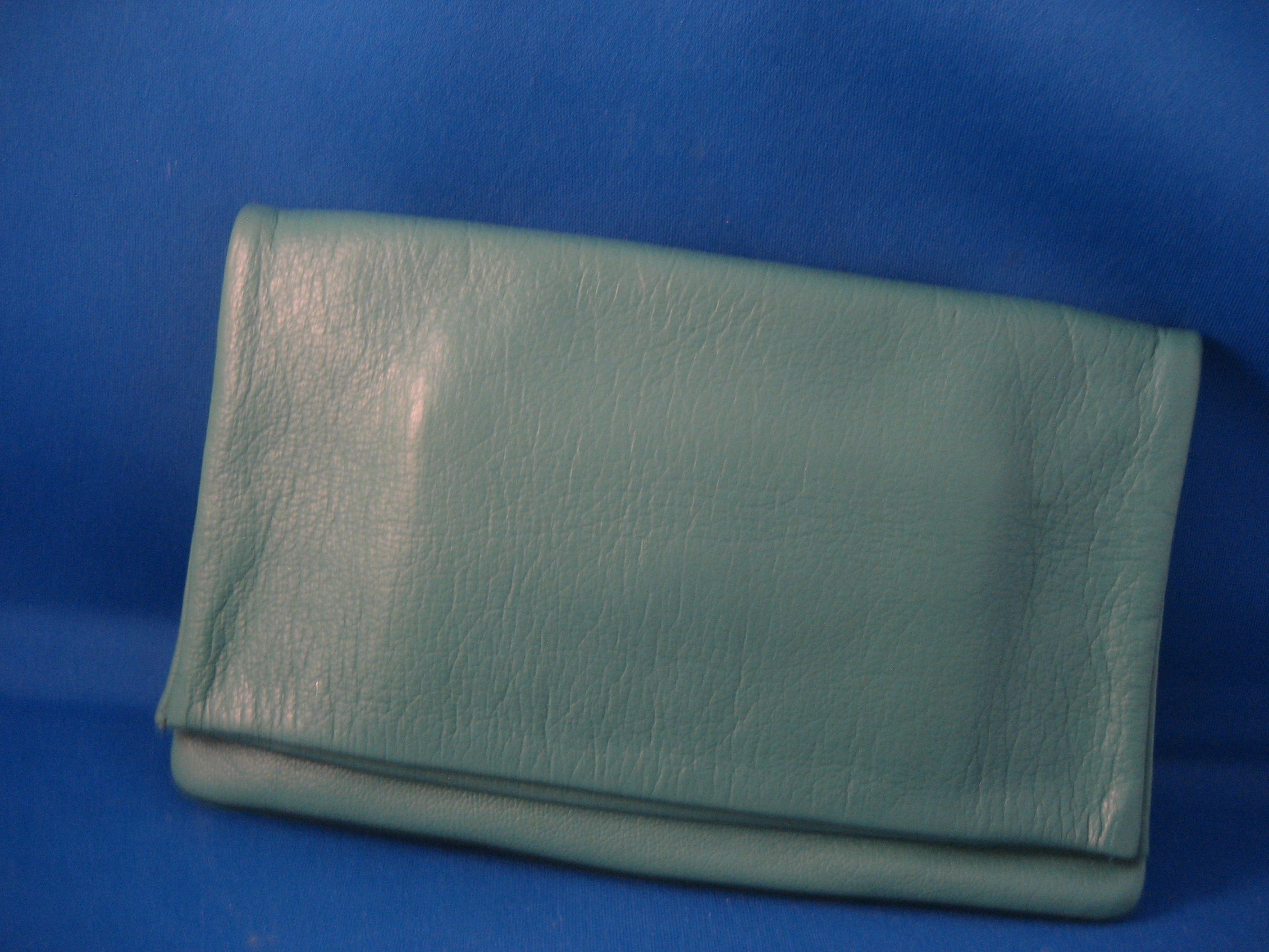 Women's Green Leather Billfold