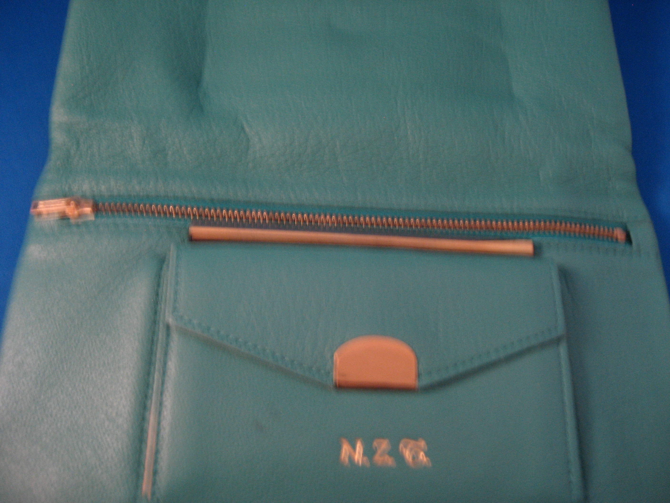 Women's Green Leather Billfold