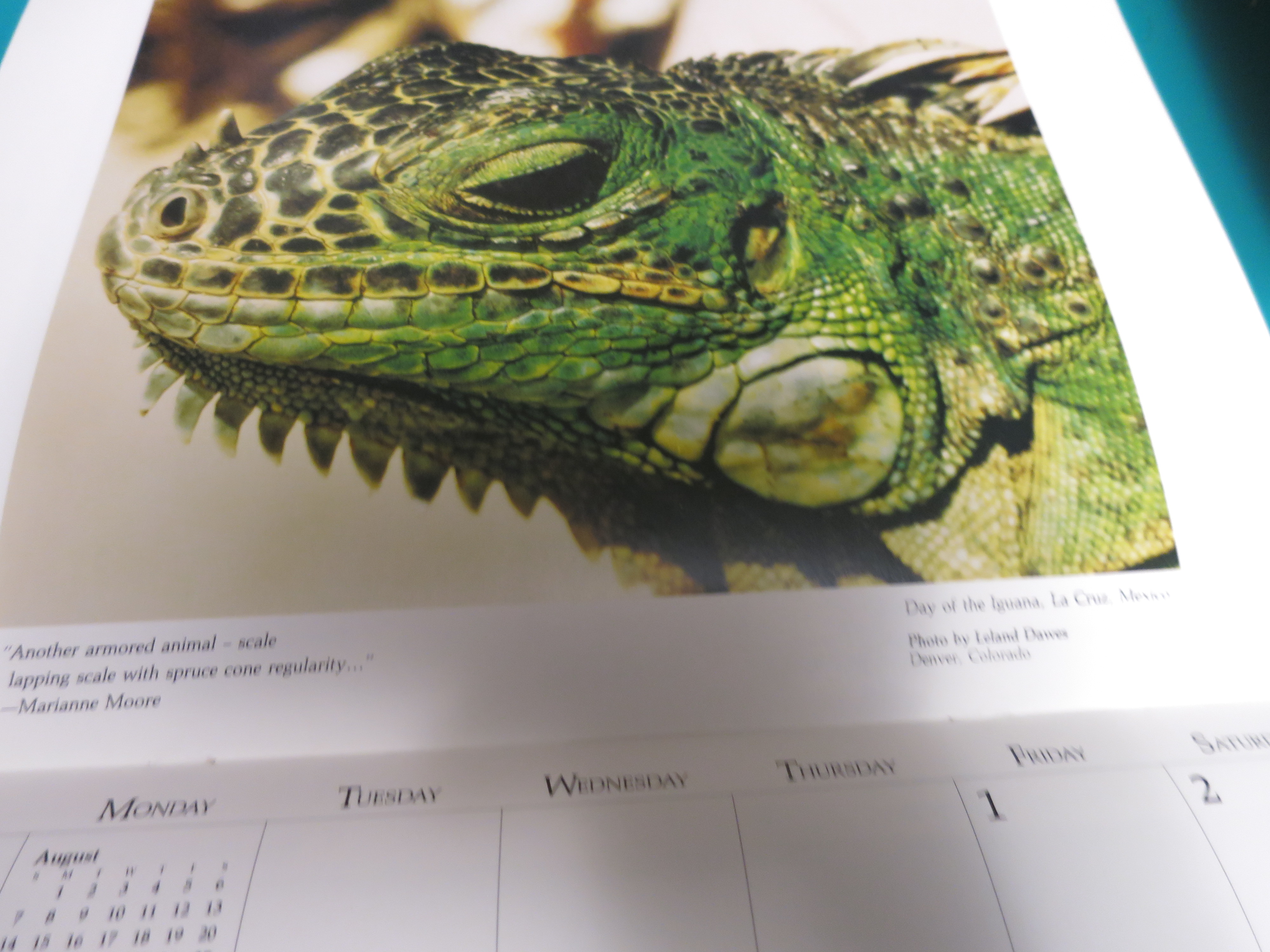 Gates Rubber Company Employee Calendar 1994