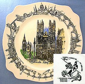 Westminster Abbey A.J. Wilkinson Plate