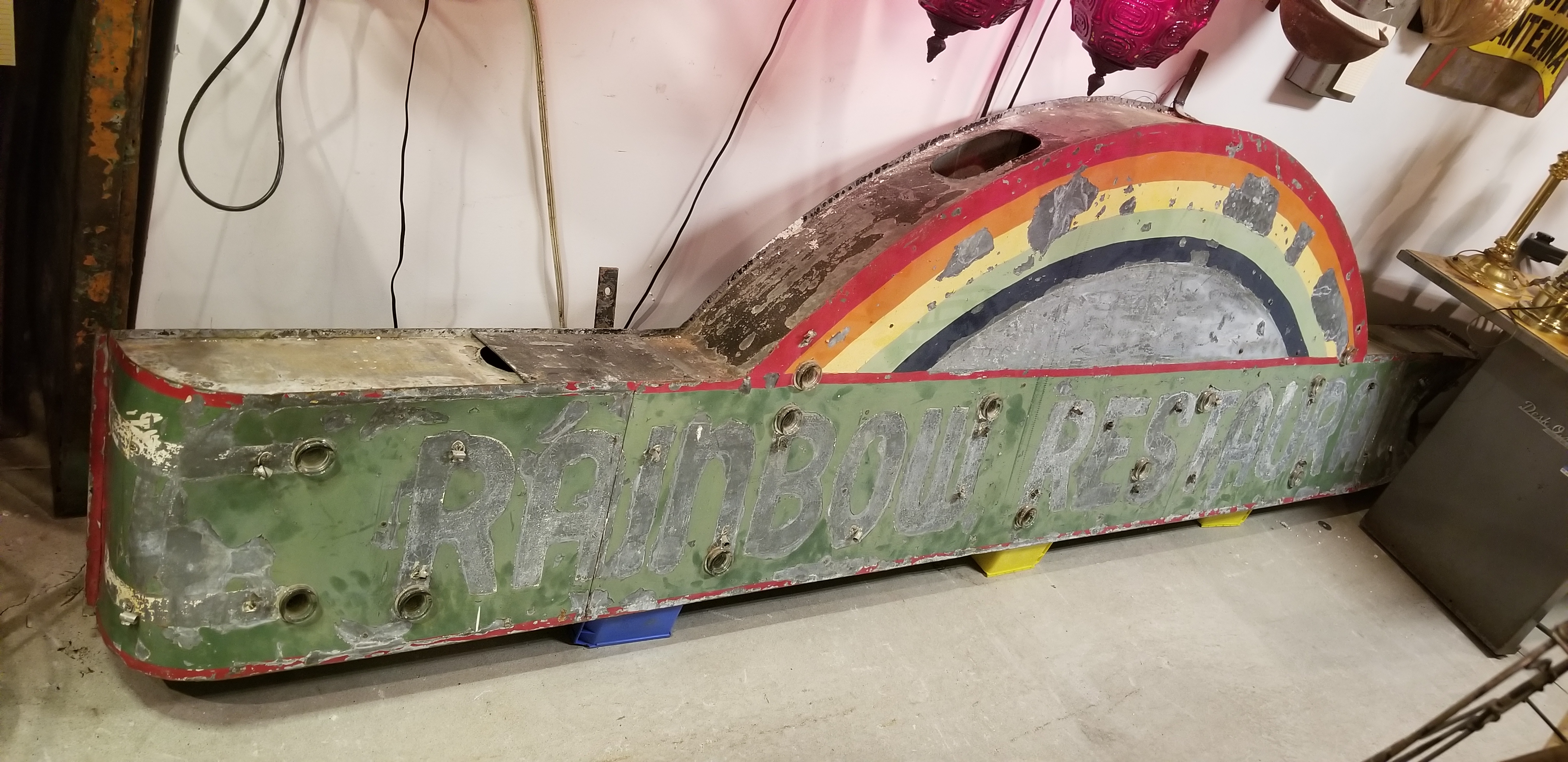 Rainbow Restaurant Sign