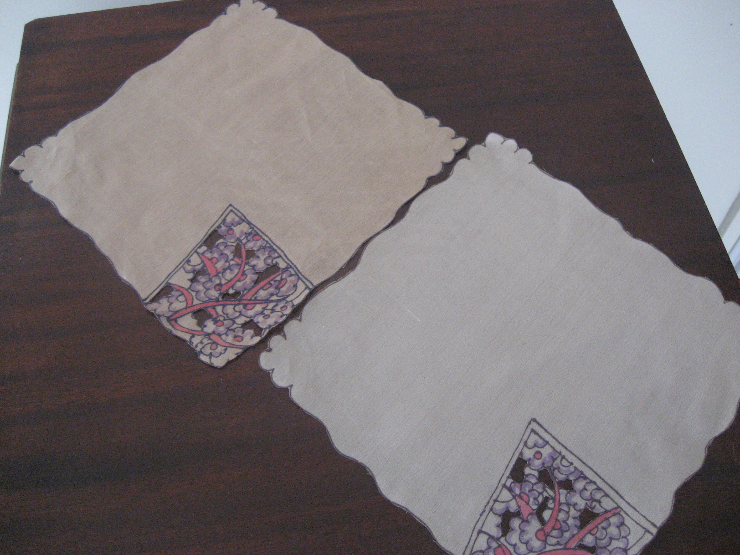 Two Silk Handkerchiefs