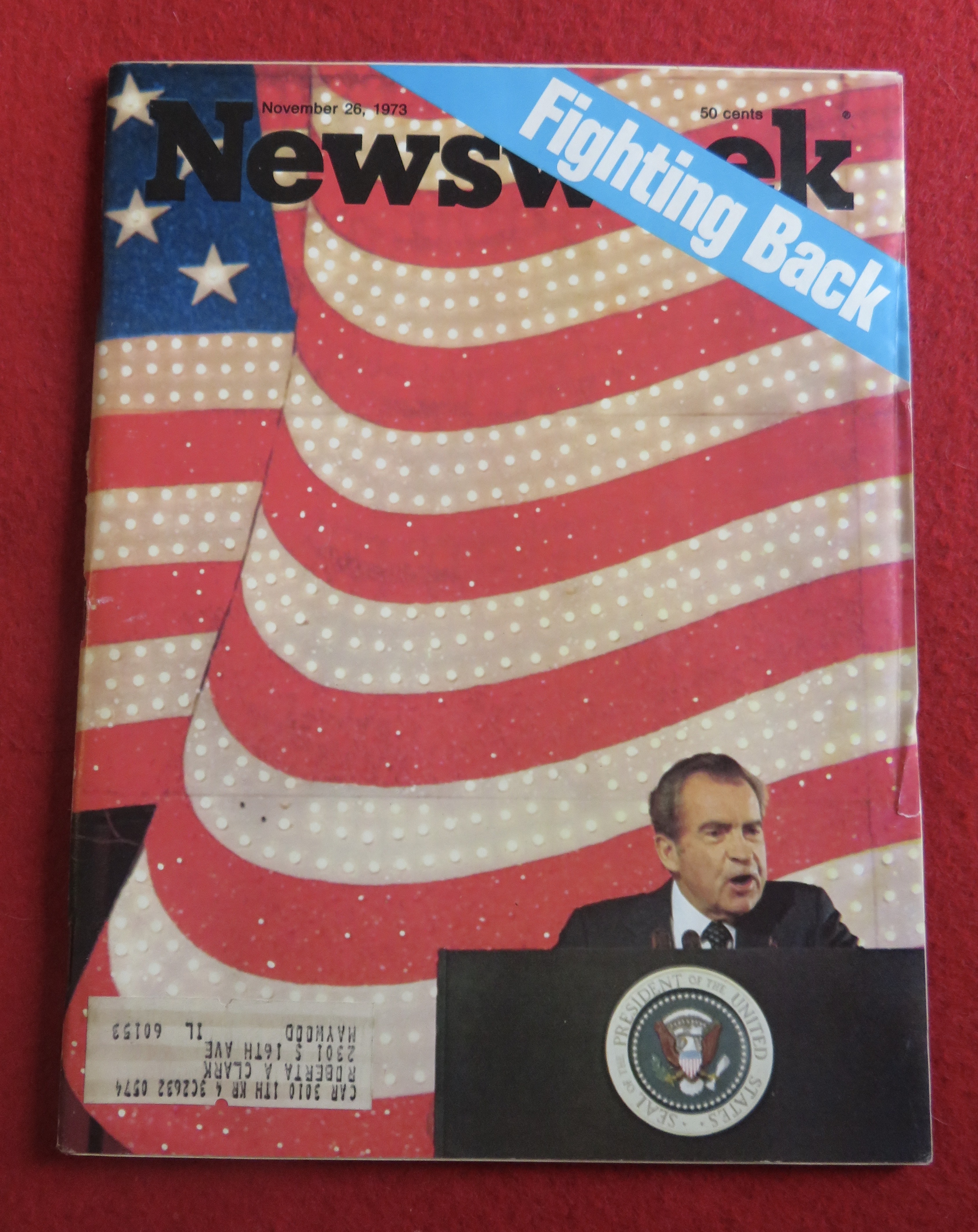 Newsweek Magazine November 26, 1973 Fighting Back
