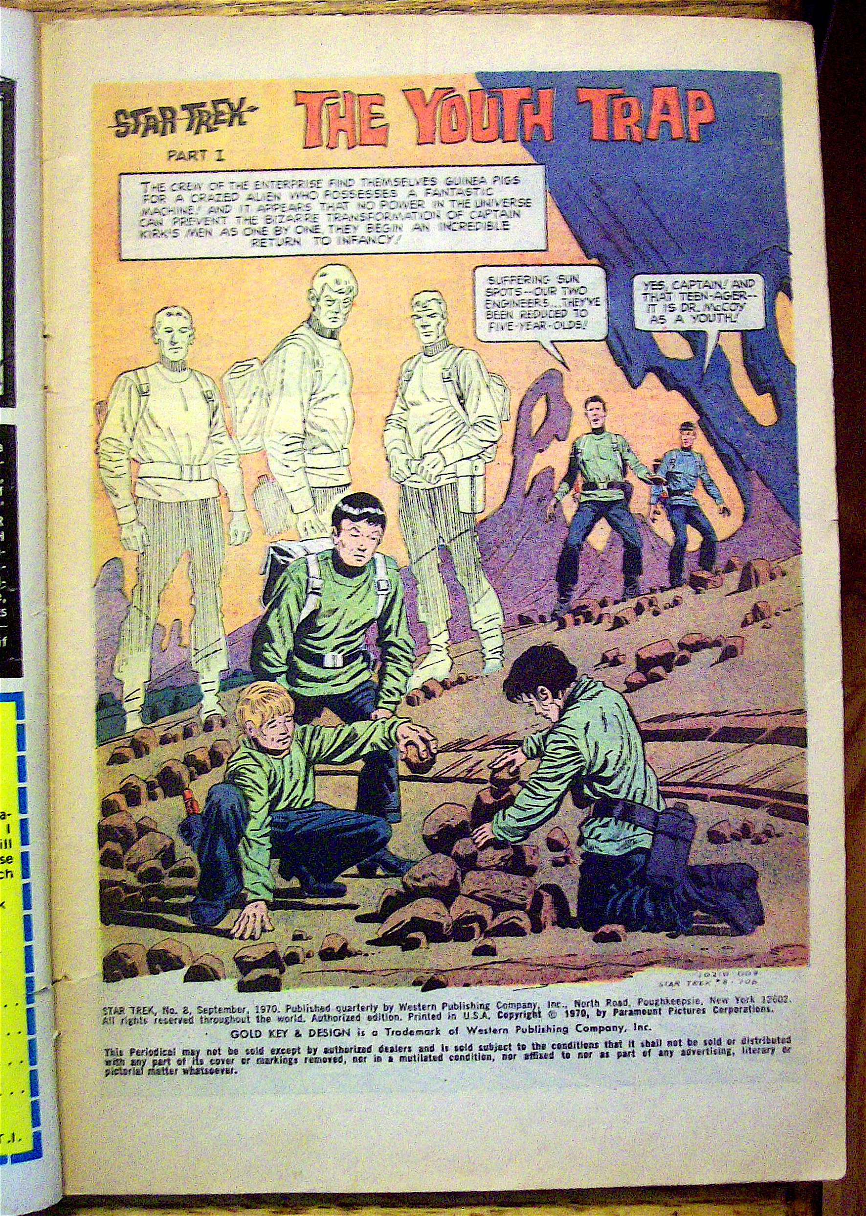 Star Trek Comic #8 September 1970 The Youth Trap